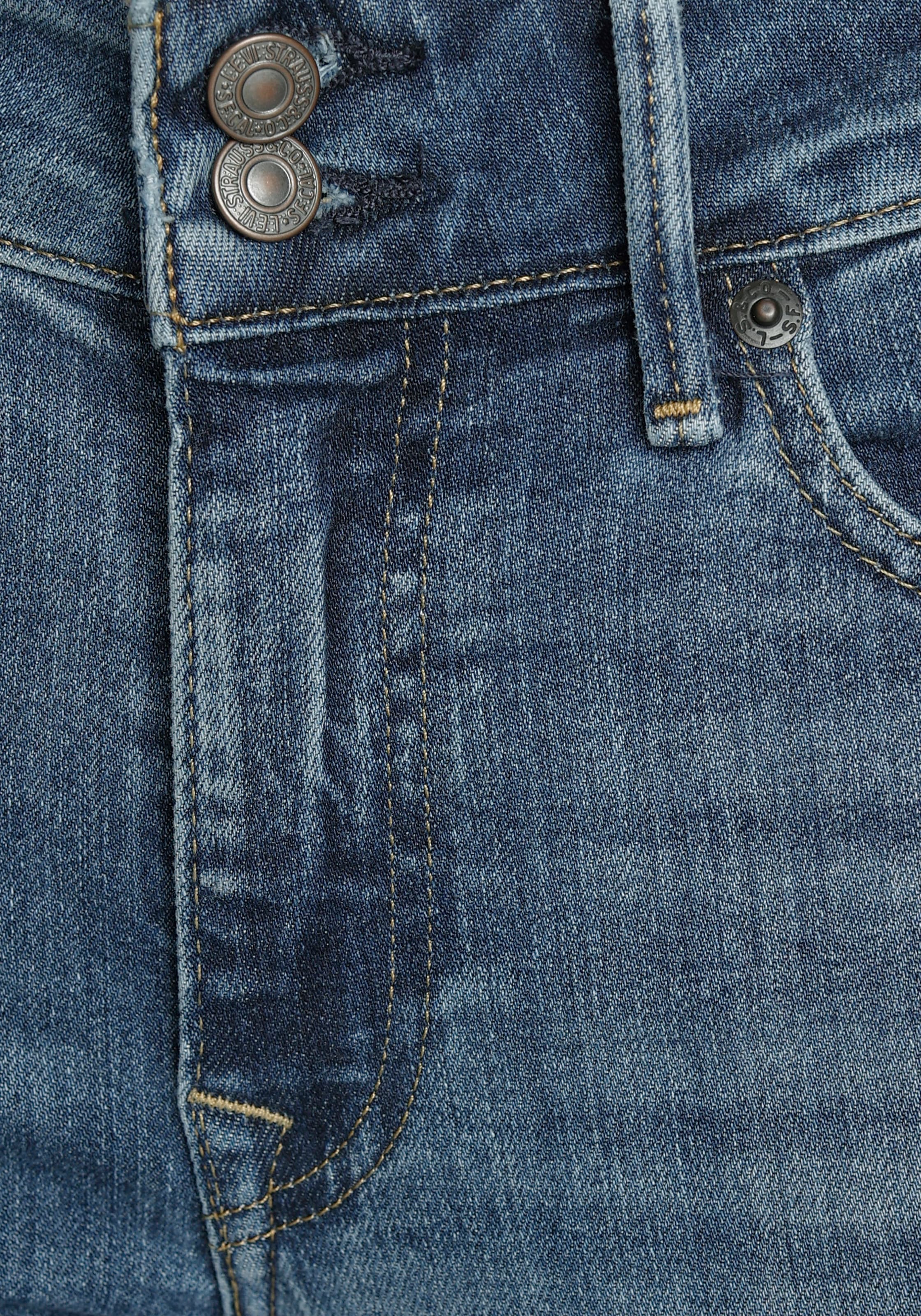 Levi's® Röhrenjeans »711 DOUBLE BUTTON«