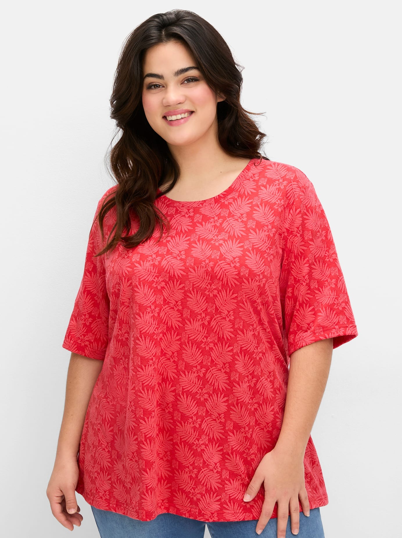 Sheego T-Shirt »T-Shirt«, (1 tlg.)
