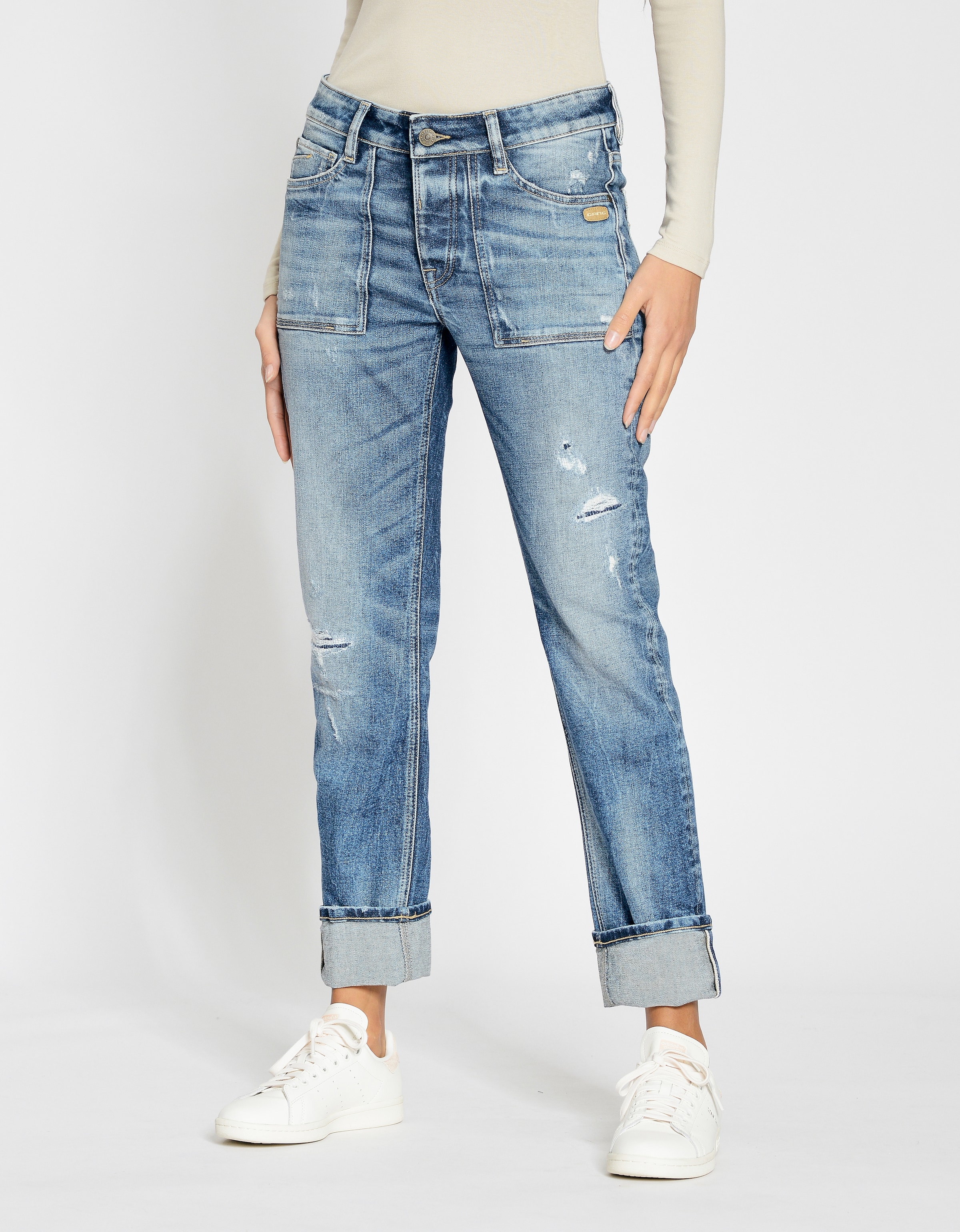 GANG Boyfriend-Jeans »94NICA WORKER«