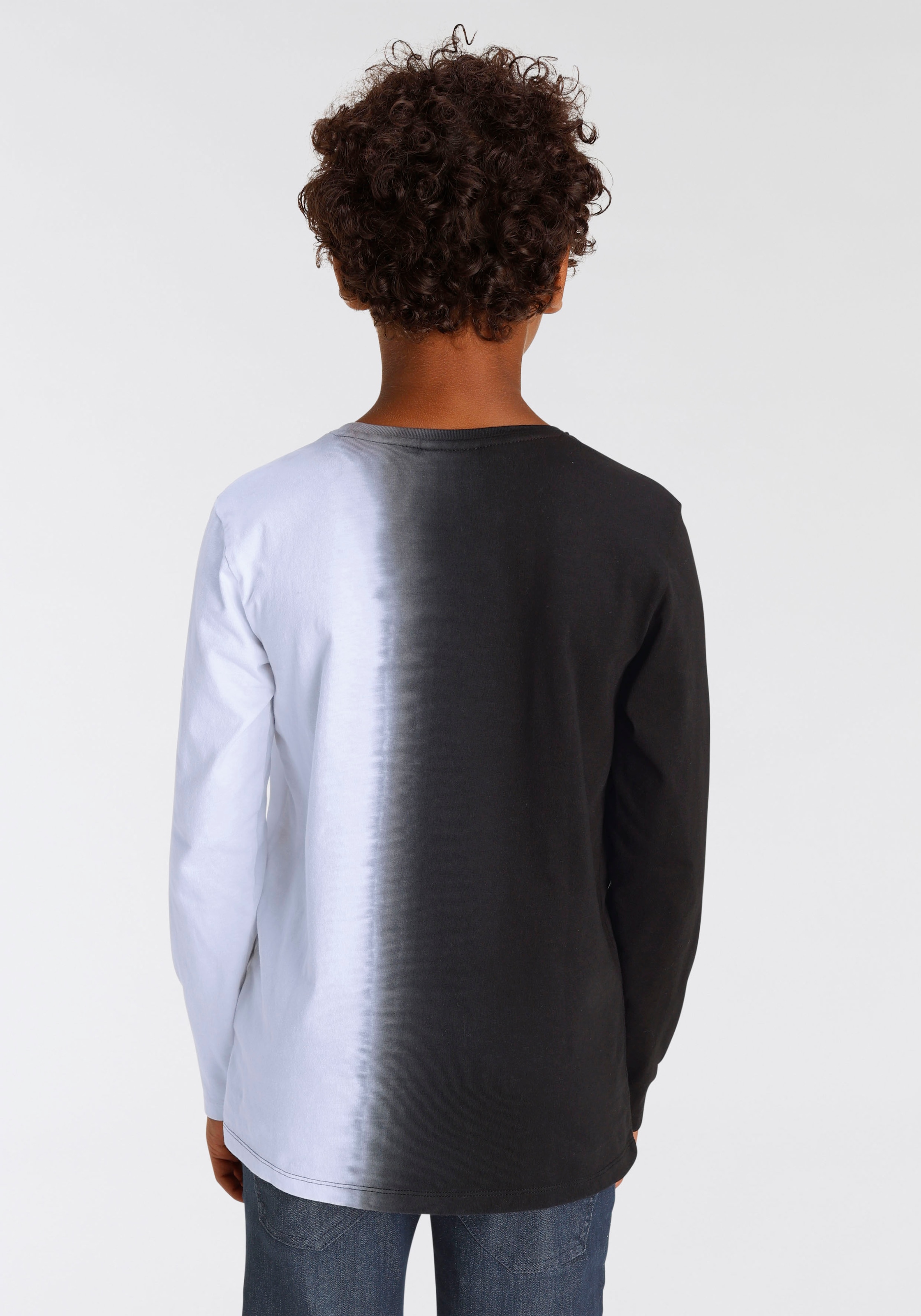 ✵ Chiemsee Langarmshirt »mit vertikalem Jelmoli-Versand günstig Farbverlauf« ordern 