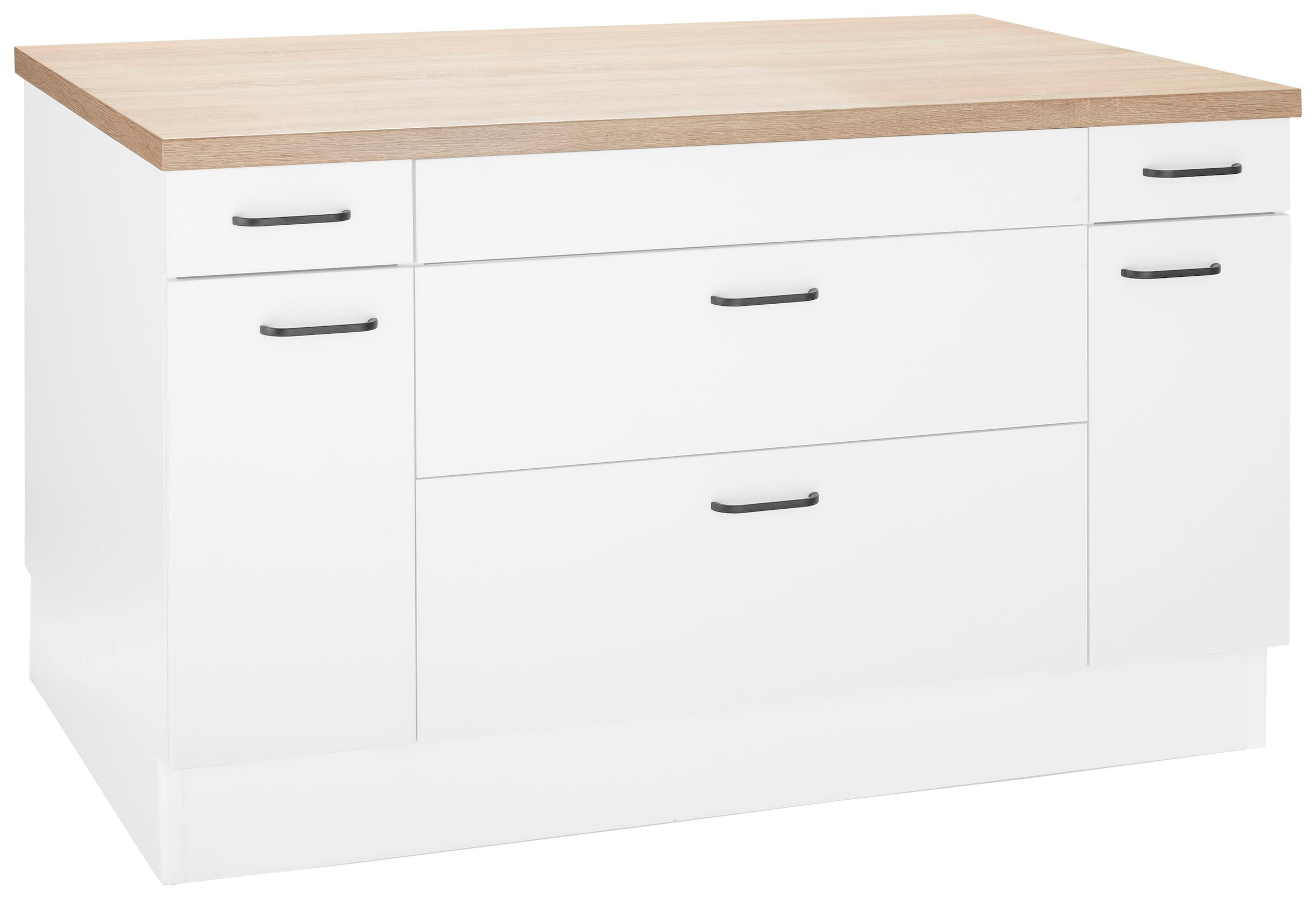 OPTIFIT Kücheninsel »Elga«, Soft-Close-Funktion, grossen Vollauszügen, Stellbreite 150 x 95 cm