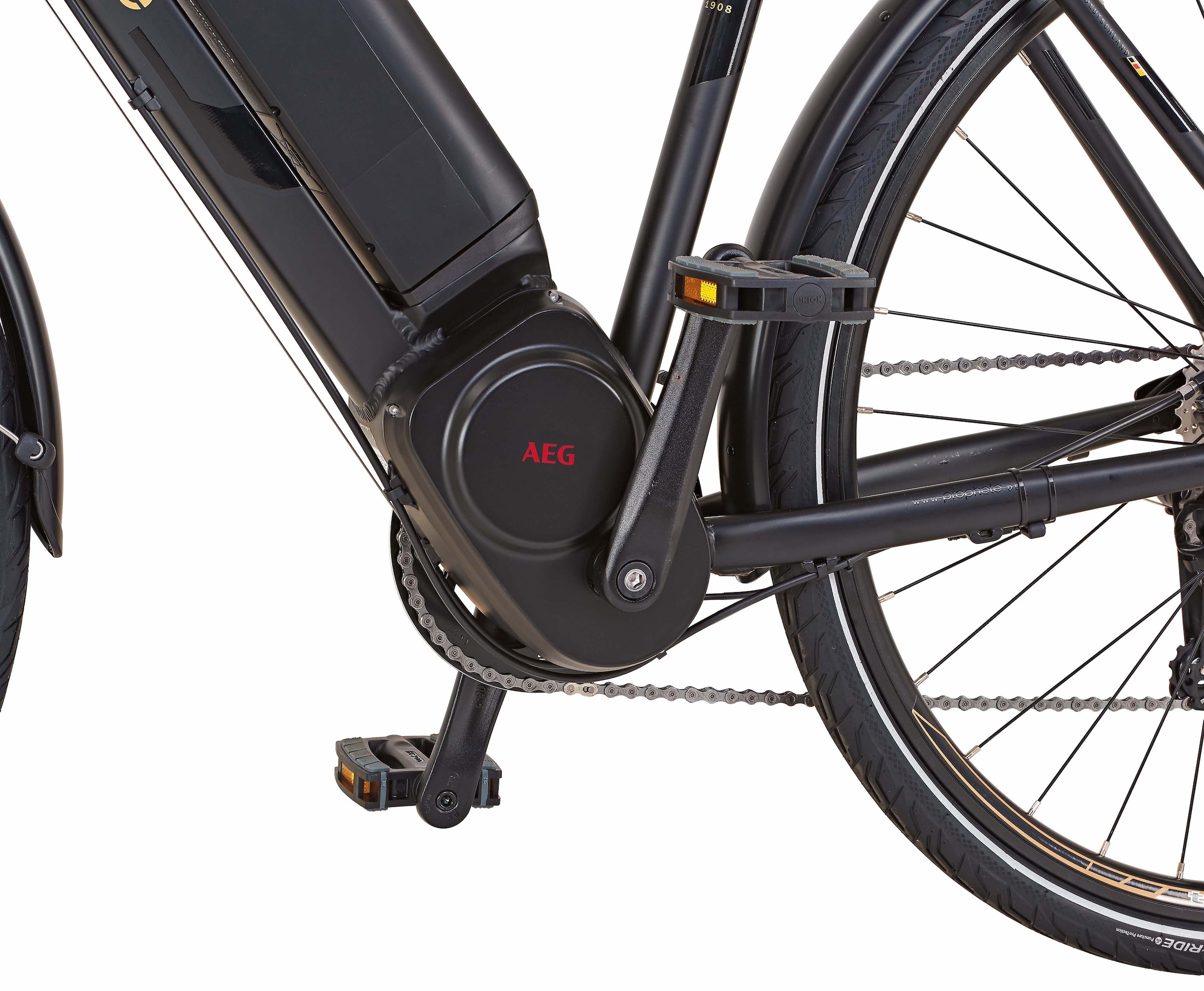 Prophete E-Bike »Entdecker eSport«, 10 Gang, Shimano, Deore, Mittelmotor 250 W, Pedelec, Elektrofahrrad für Damen u. Herren