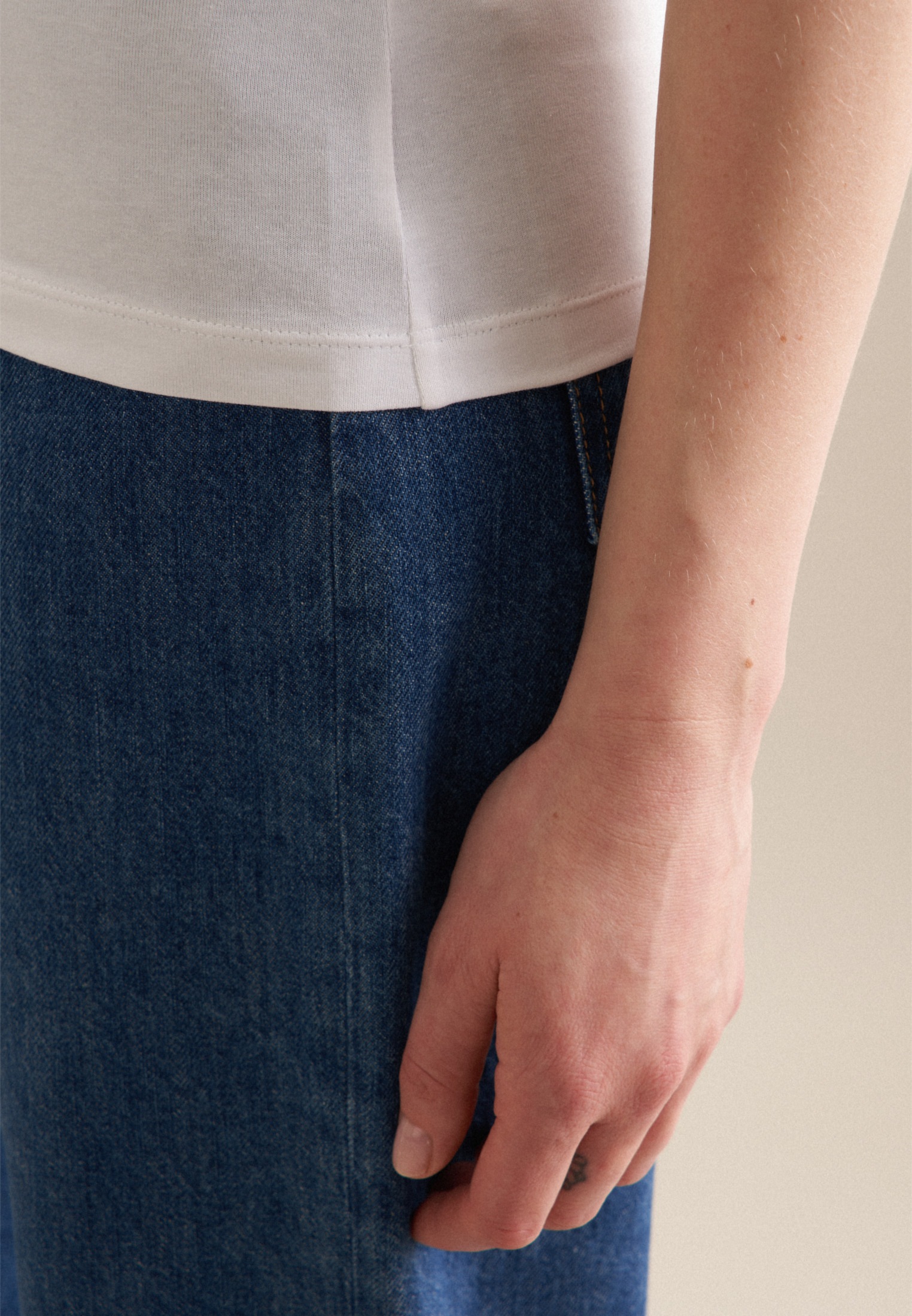 seidensticker Shirttop, Ohne Arm Rundhals Uni