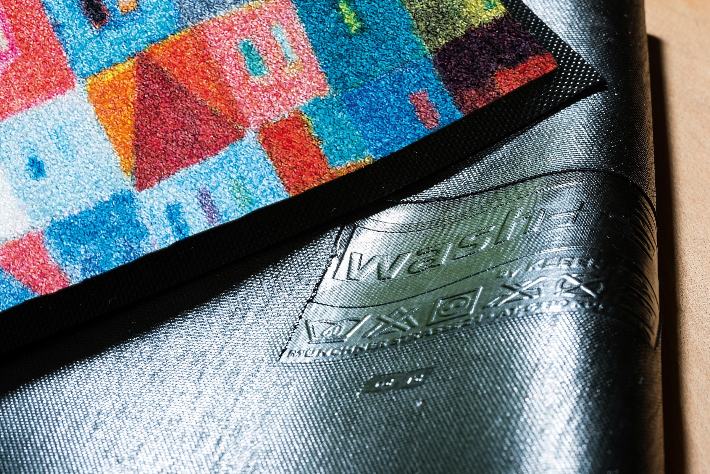 wash+dry by Kleen-Tex Fussmatte »Colourful Houses«, rechteckig, 7 mm Höhe, Schmutzfangmatte, rutschhemmend, In- und Outdoor geeignet, waschbar