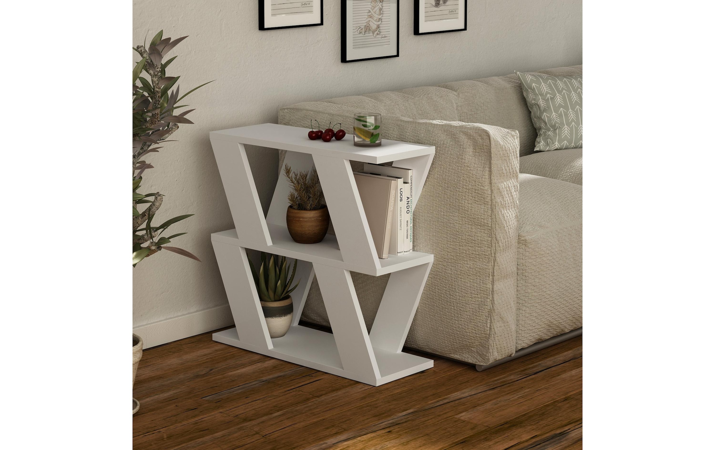 Regal »Woody Fashion Lazena 60 x 57 x 22 cm, Weiss«
