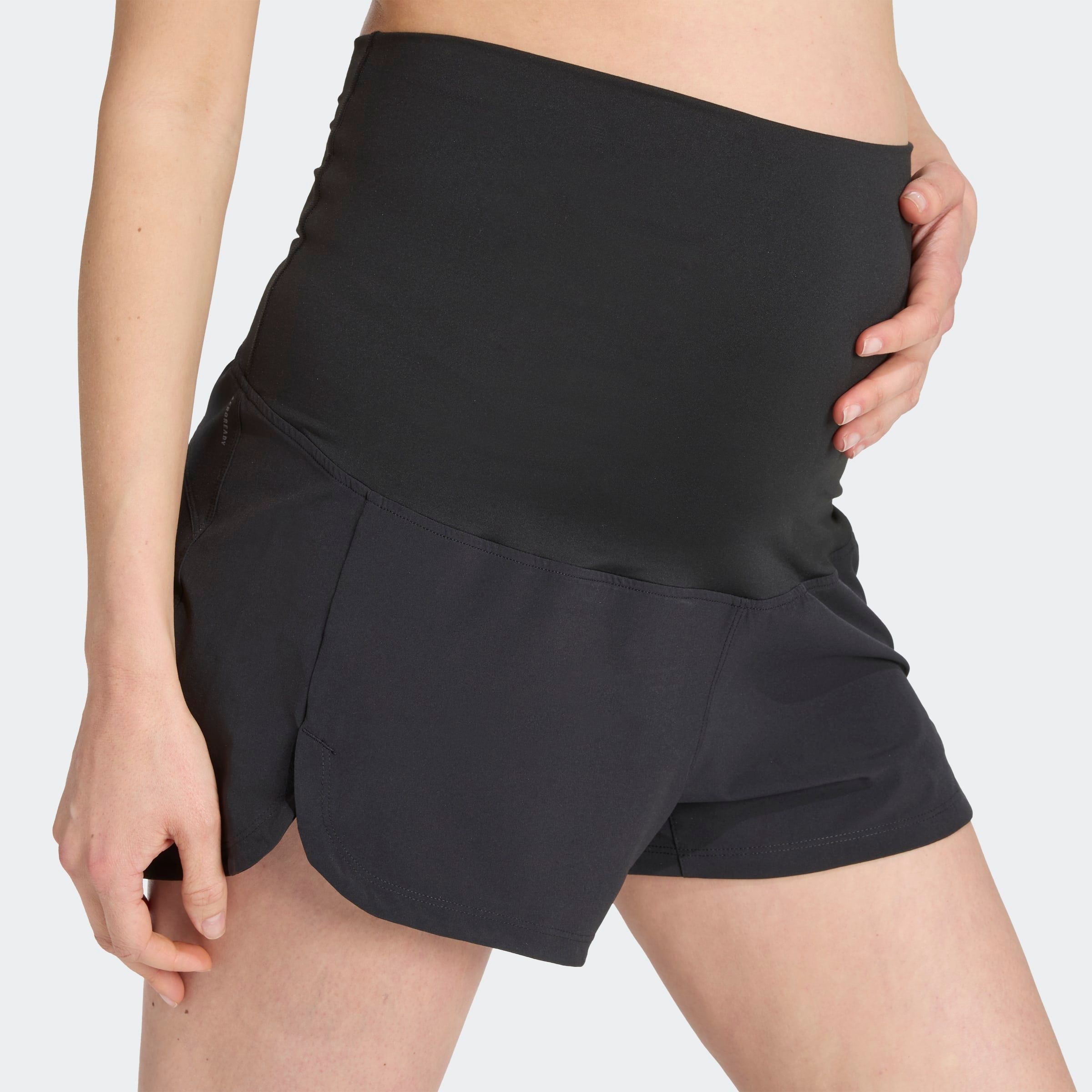 adidas Performance Shorts »PACER MATERNITY«, (1 tlg.), Trainingsshorts für Schwangere, locker geschnitten