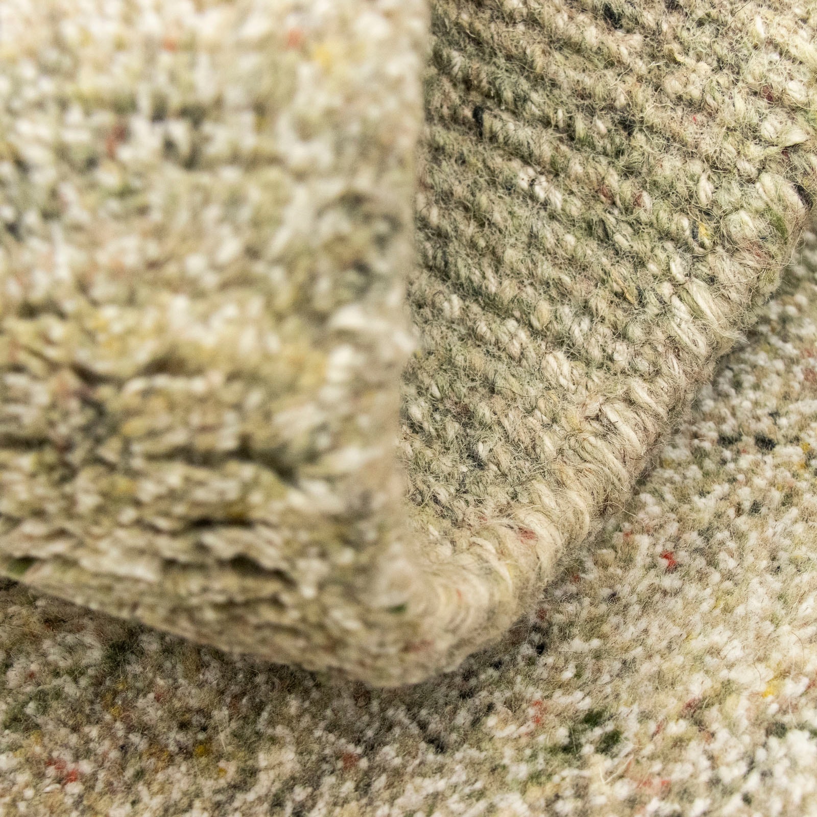morgenland Wollteppich »Nepal Teppich handgeknüpft natur«, rechteckig