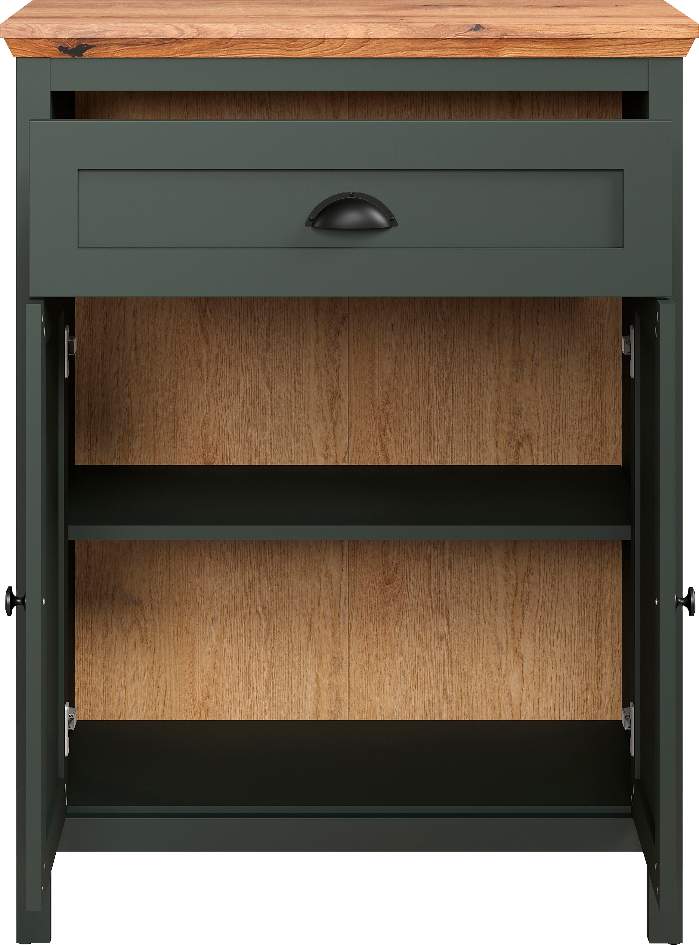 Home affaire Kommode »Vienna«, (1 St.), Schuhschrank mit 1 Vollauszug-Schublade und 2 Fächern - 77/39/102 cm
