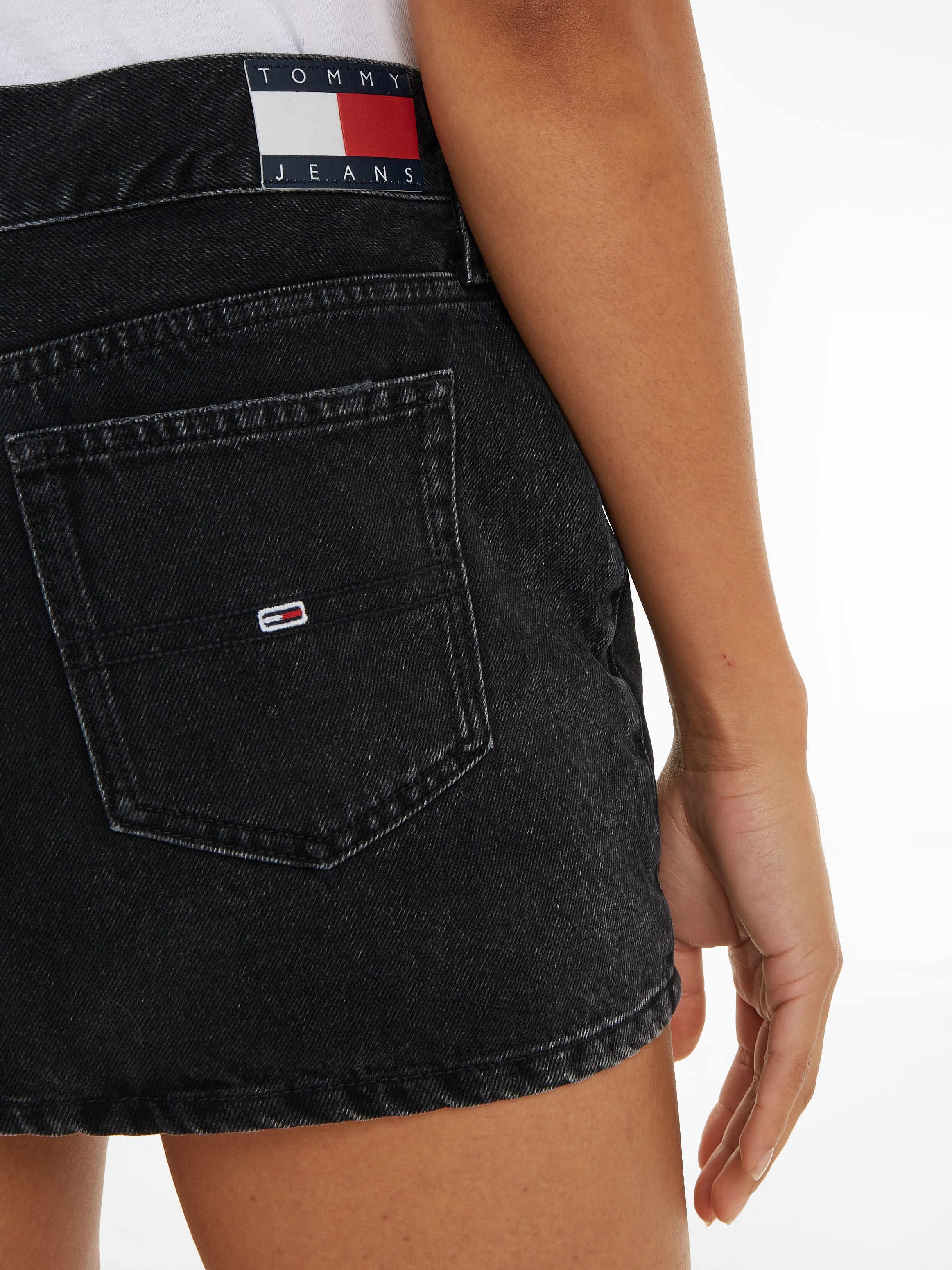 Tommy Jeans Jeansrock »LW MCR MN SKIRT BH0082«, Webrock im 5-Pocket-Style