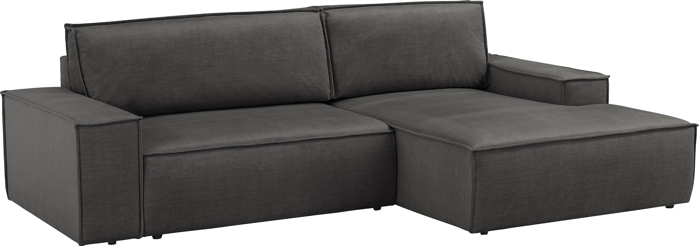 Ecksofa SHERWOOD Schlafsofa, mit Bettkasten, Cord-Bezug