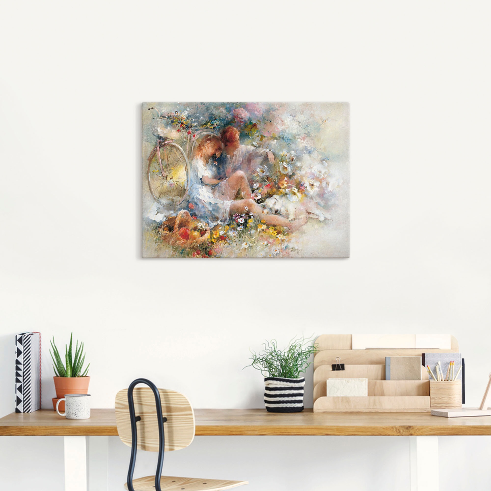 Artland Wandbild »Reise im Frühjahr«, Paar, (1 St.), als Leinwandbild, Poster, Wandaufkleber in verschied. Grössen