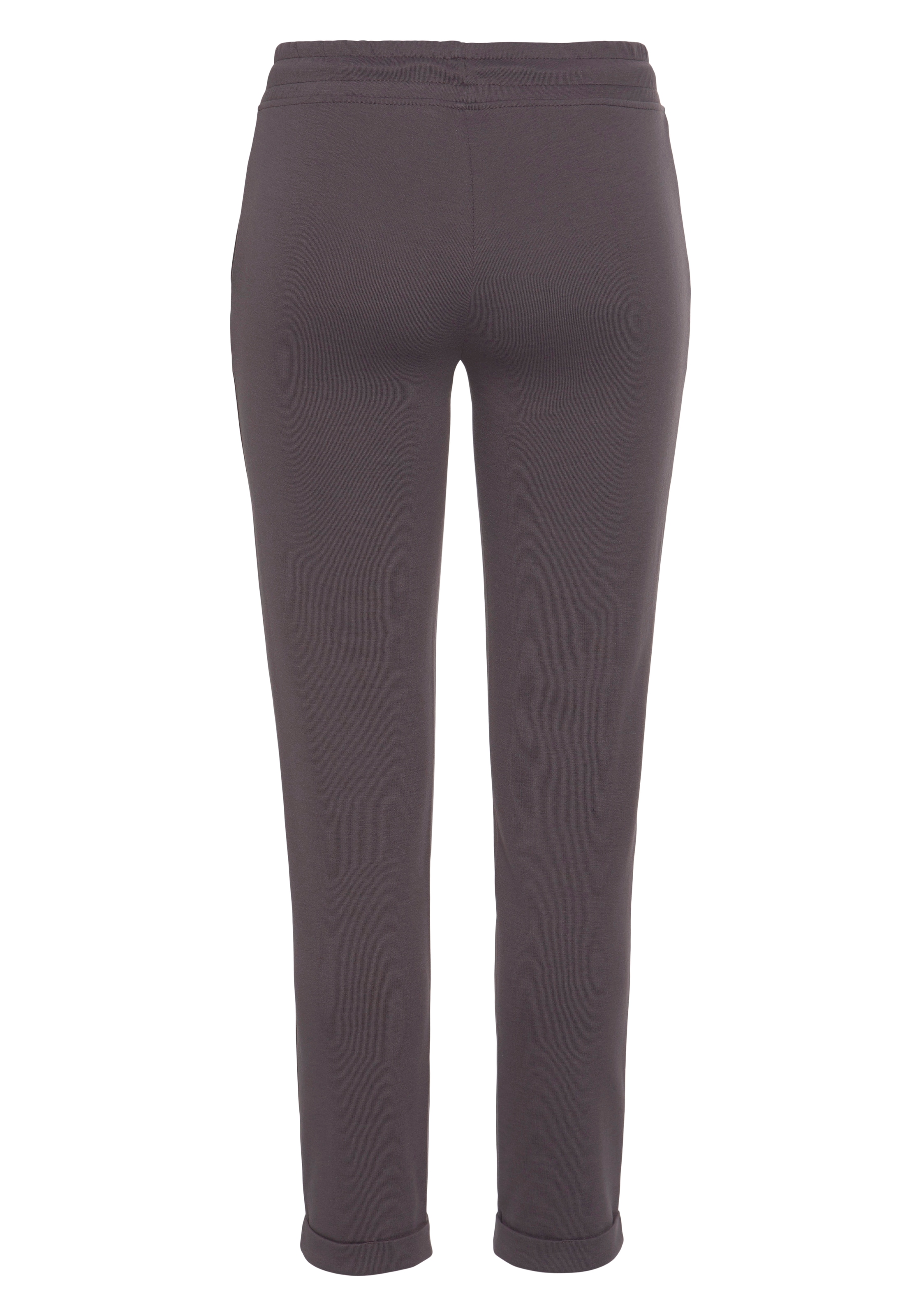 H.I.S Sweathose, Schlupfhose mit kleinem Aufschlag am Saum, Loungewear