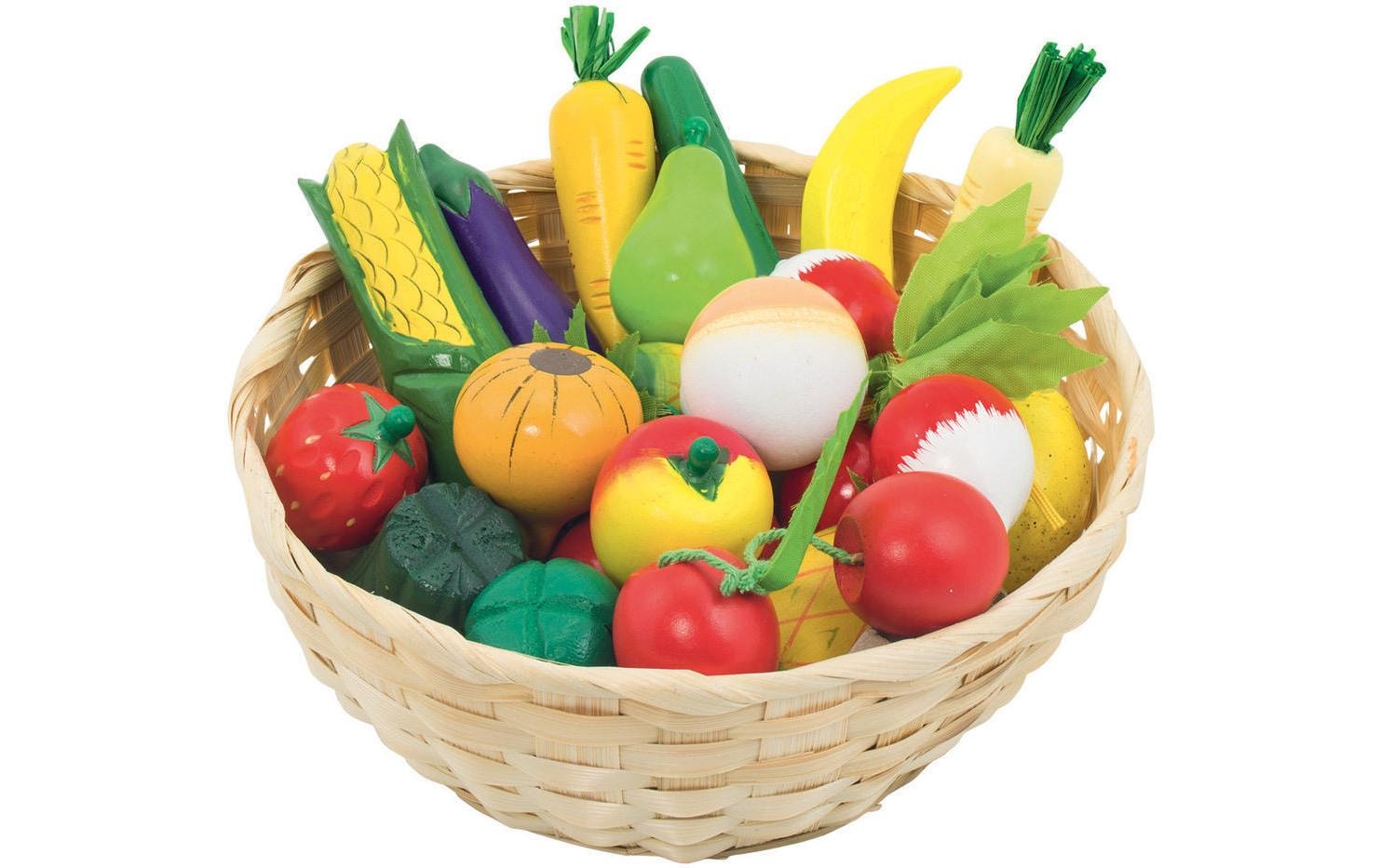 goki Spiellebensmittel »Obst und Gemüse«, (21 tlg.)