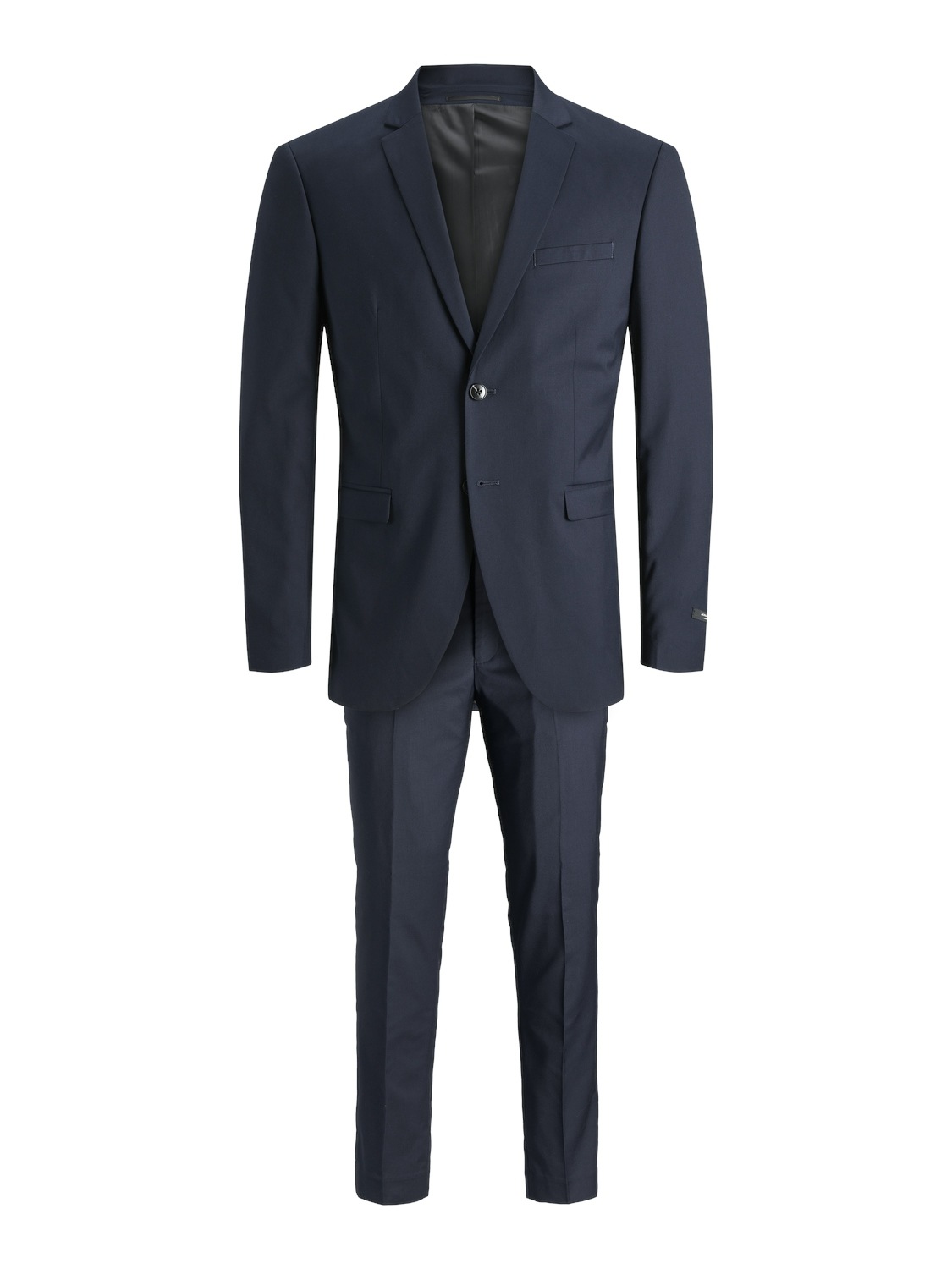 Jack & Jones Junior Kinderanzug »JPRSOLAR elastisch und pflegeleicht für besondere Anlässe«, (Set, 2 tlg.), slim fit, unifarben, modisch, slim fit, Web, Reverskragen