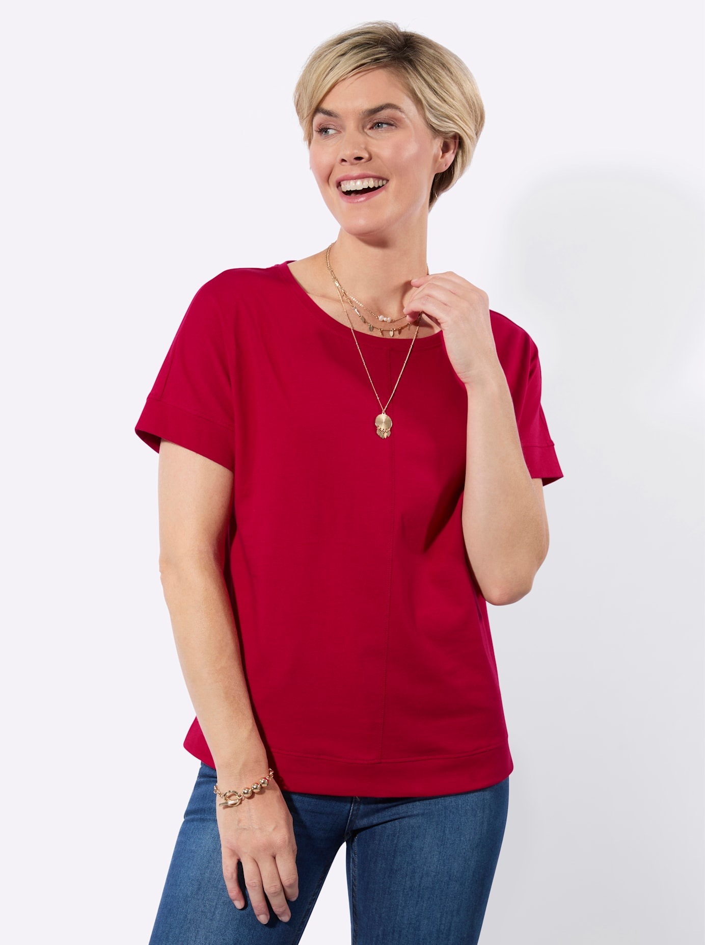 Classic Basics Rundhalsshirt »Halbarmshirt« 1 tlg.