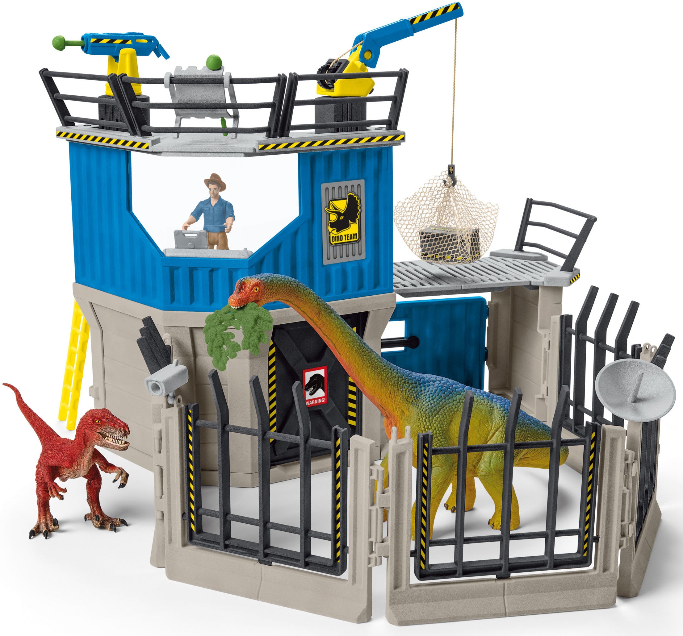 Schleich Spielwelt "DINOSAURS, Grosse Dino-Forschungsstation (41462)" ; Made in Germany