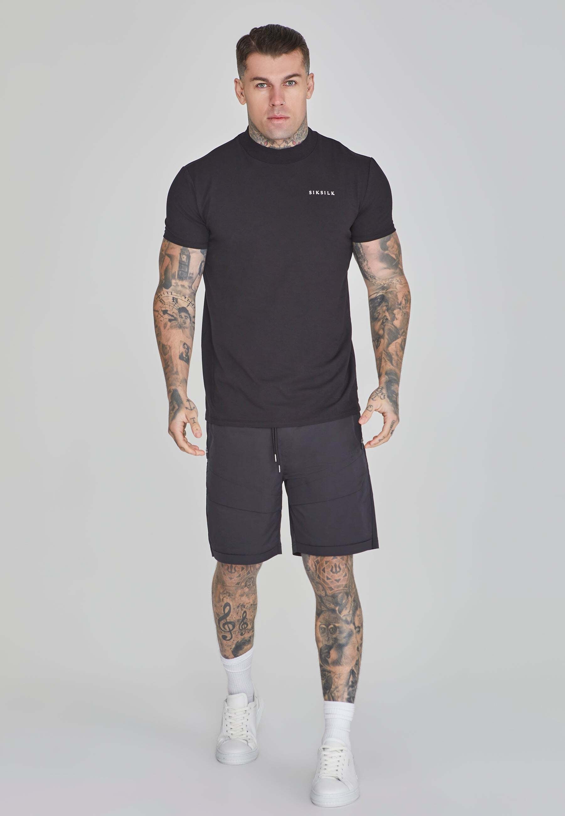 Siksilk T-Shirt »Siksilk T-Shirt Muscle Fit T-Shirt«