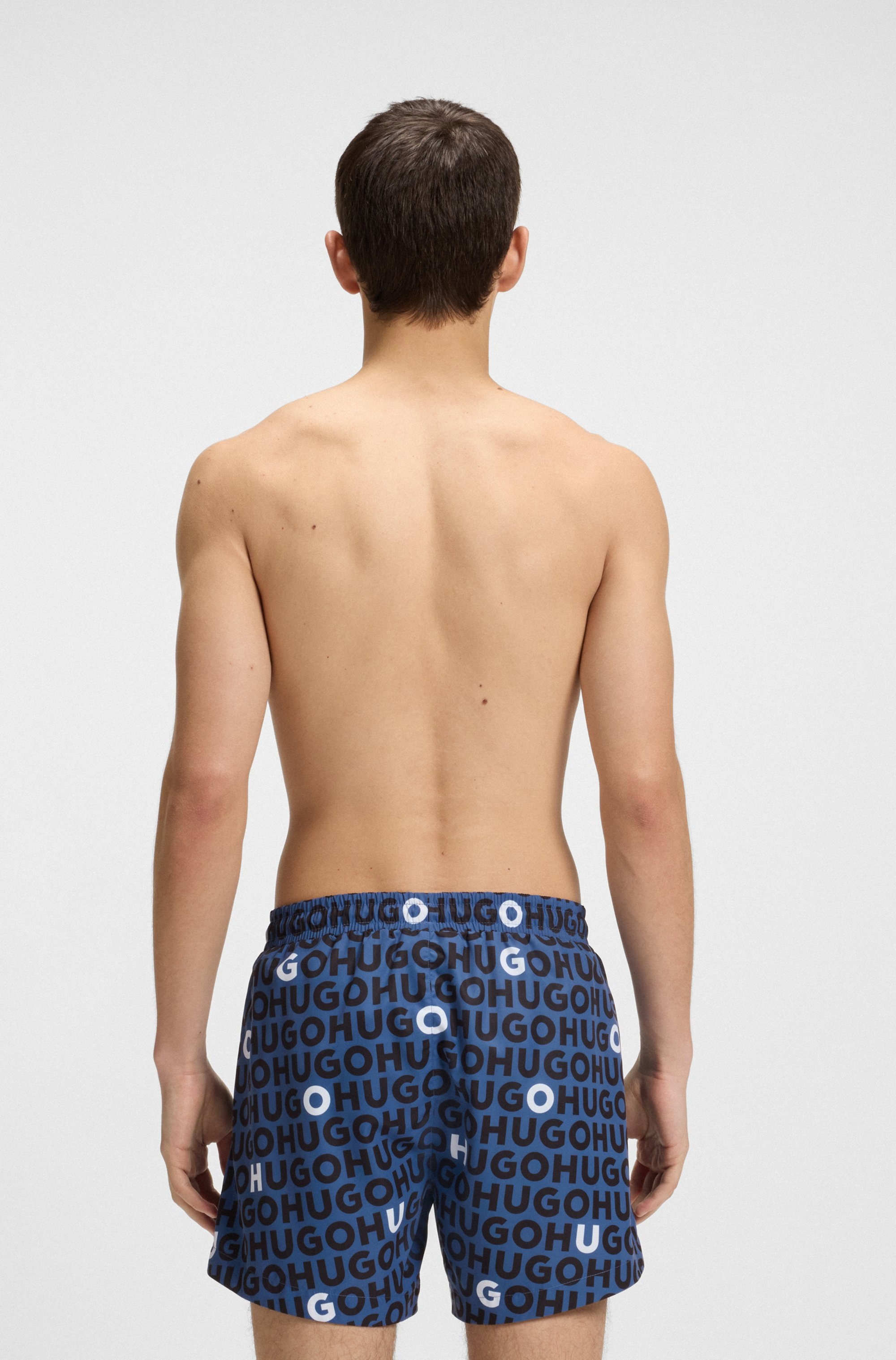 HUGO Underwear Badehose »TORTUGA«, mit Allover-Logoschriftzug