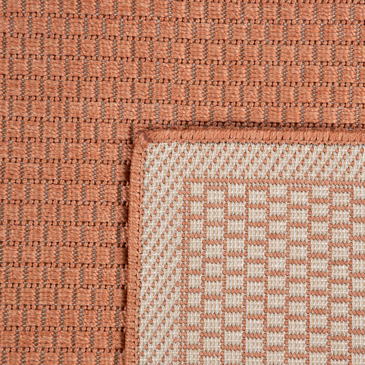 Paco Home Teppich »Timber 125«, rund, 4 mm Höhe, Flachgewebe, Sisal Optik, In- und Outdoor geeignet, Wohnzimmer