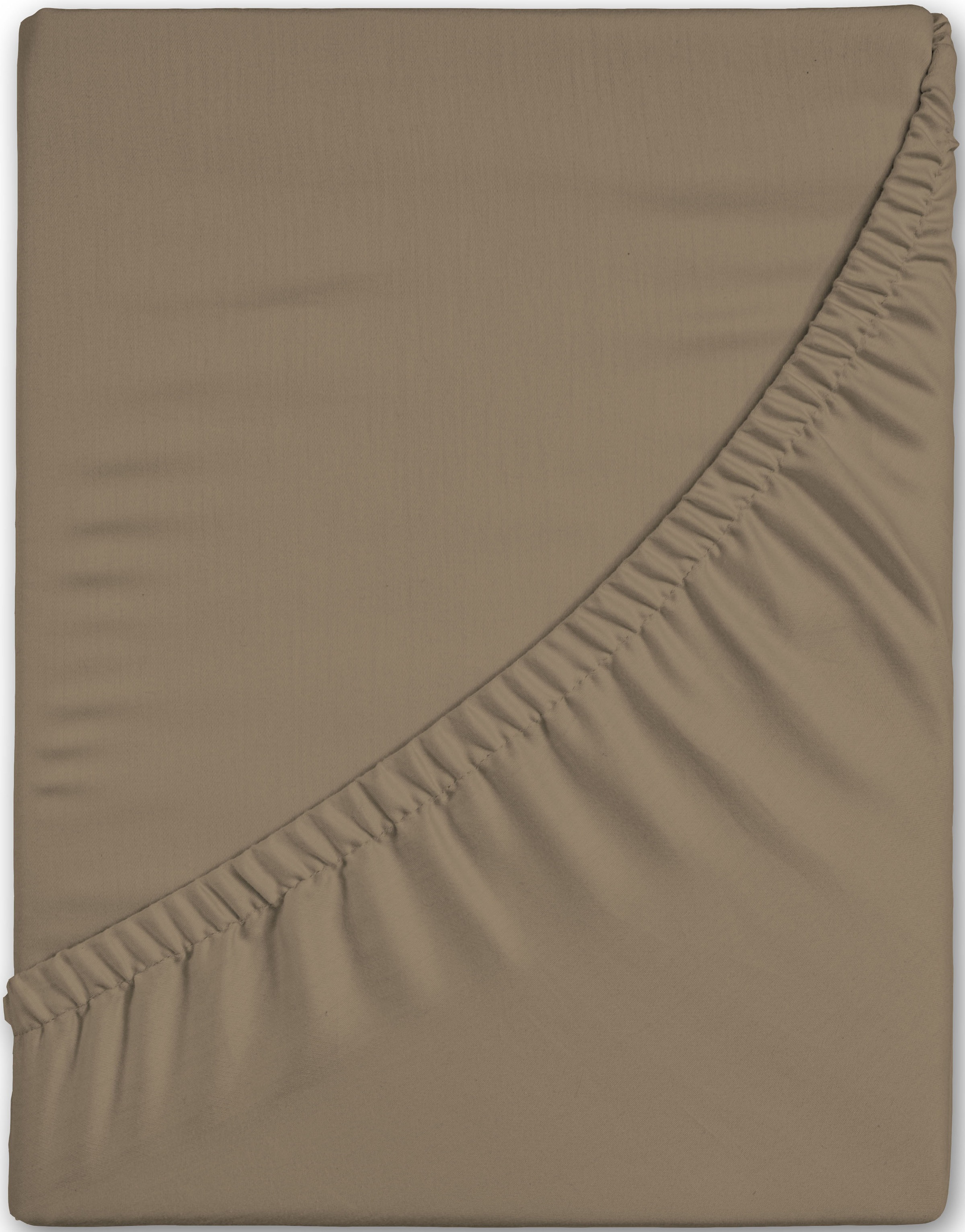 good morning Spannbettlaken »Jersey Spannbettlaken«, 100% Baumwolle, Jersey, Rundumgummi, bis 25 cm höhe, 90/100x200, Weiss
