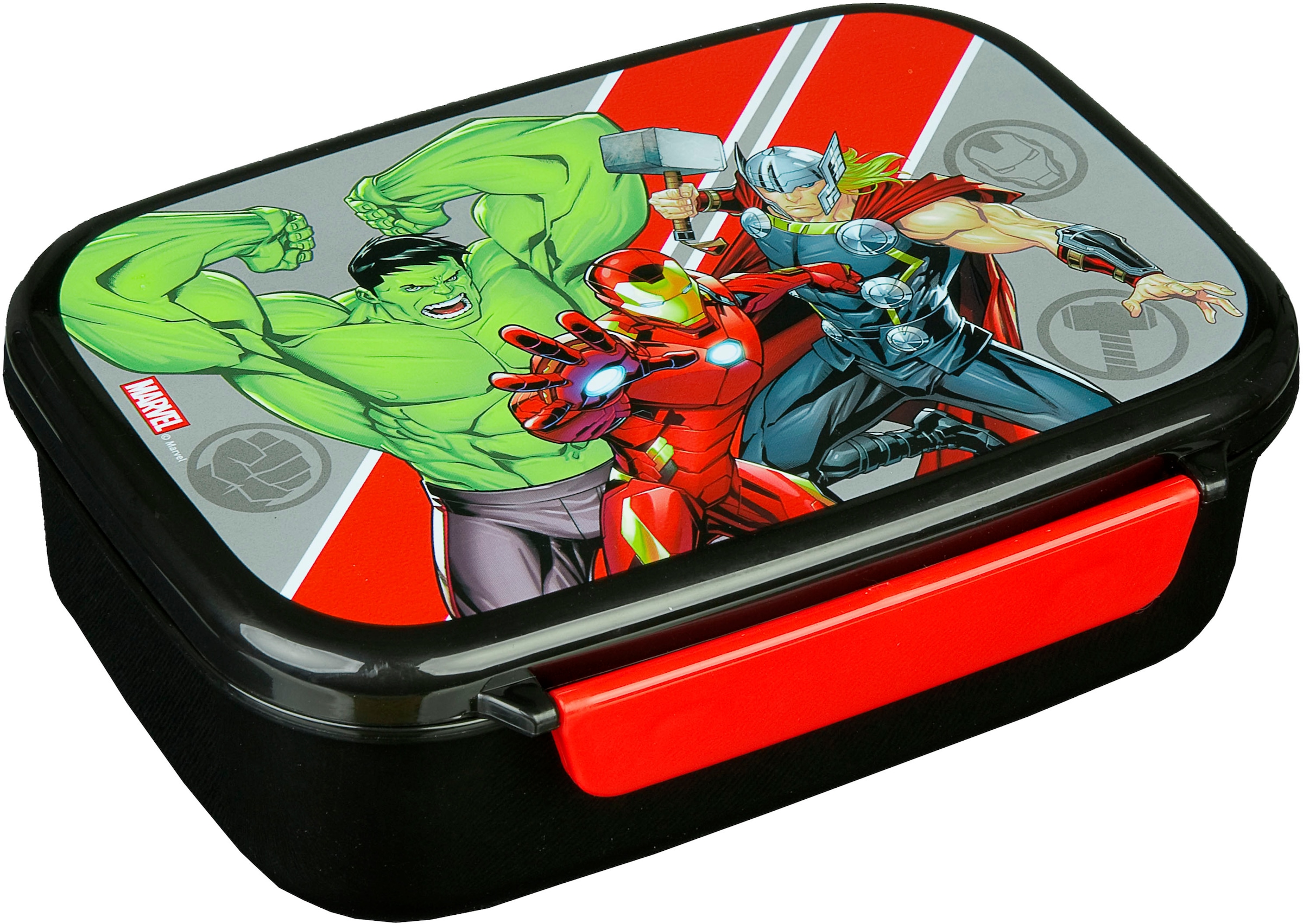 Scooli Lunchbox »Avengers«, (Set, 2 tlg.), Brotzeitdose & Trinkflasche