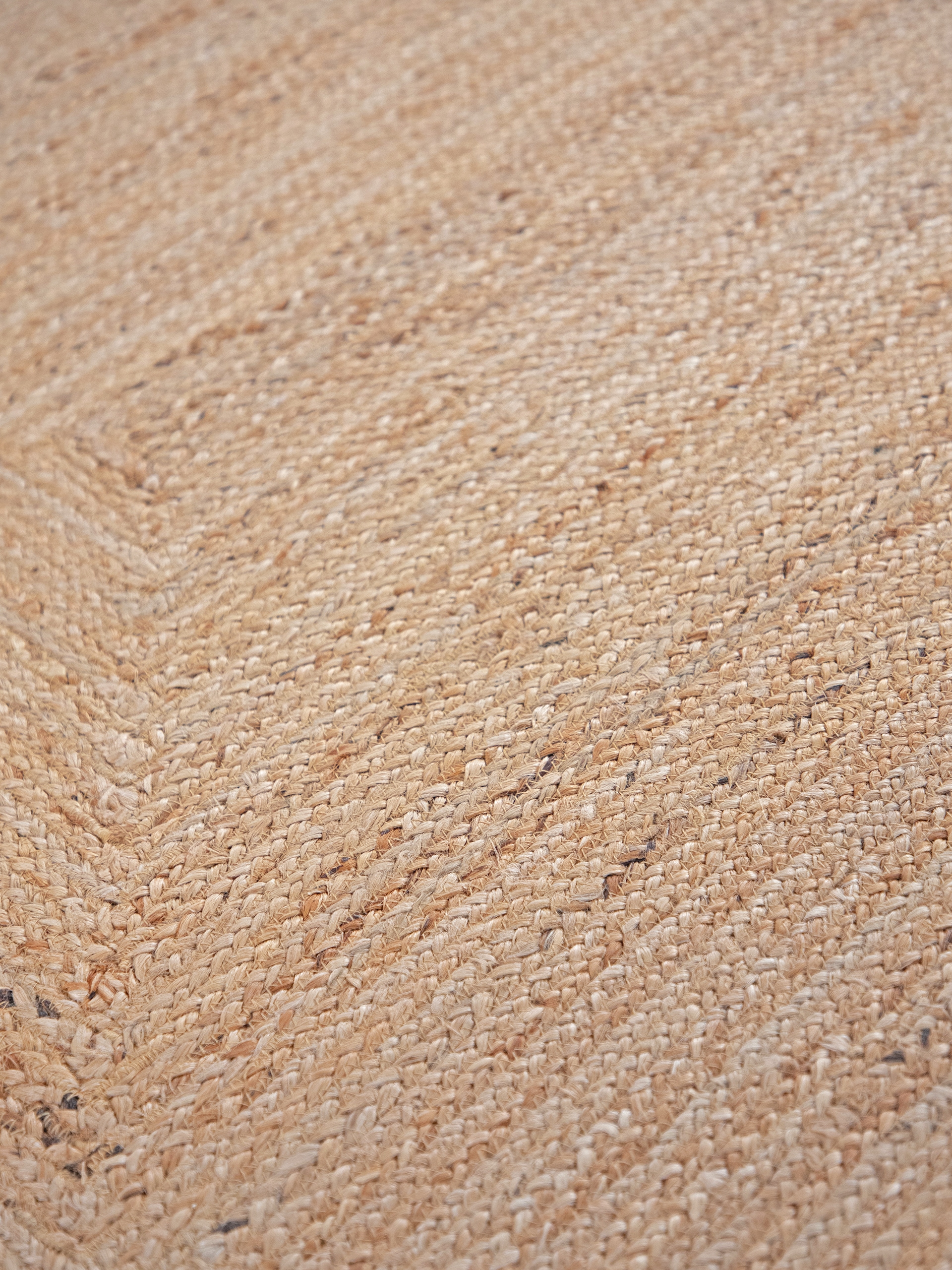 carpetfine Teppich »Nele Juteteppich Naturfaser«, rund, 6 mm Höhe, geflochtener Wendeteppich aus 100%Jute, in rund und oval, viele Grössen