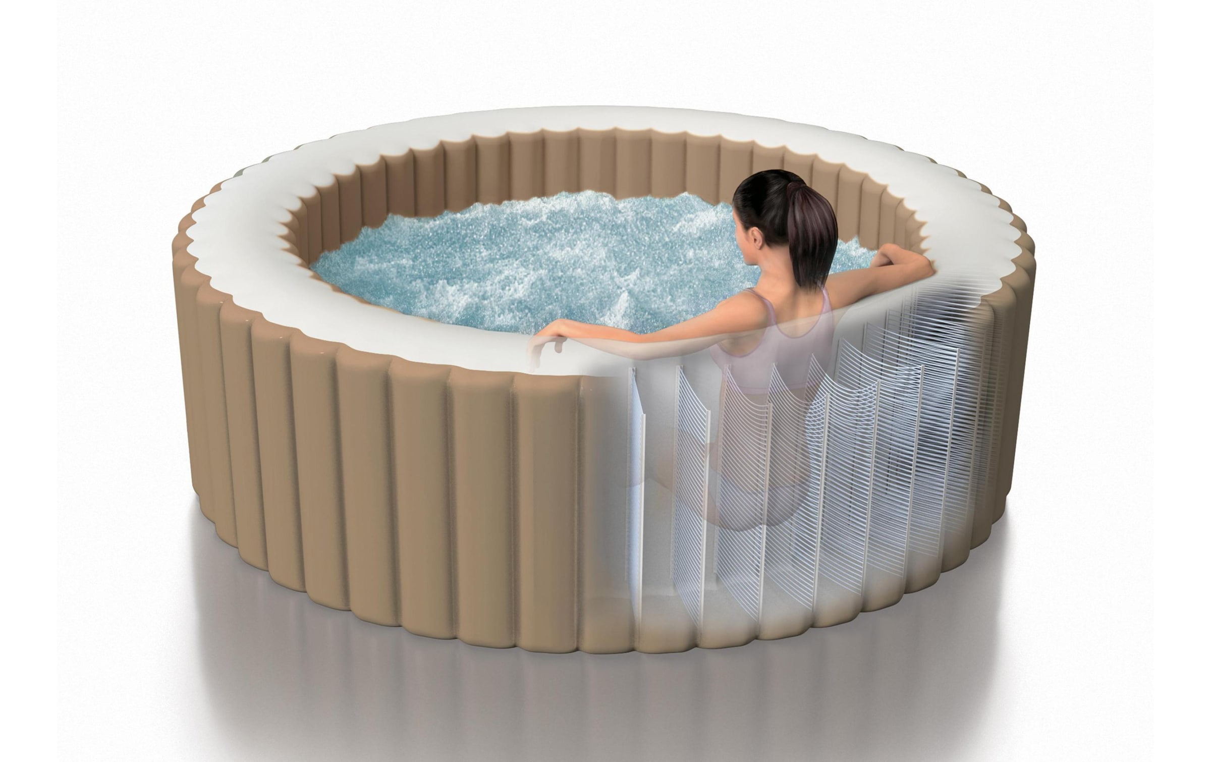 Intex Whirlpool »PureSpa Bubble Massage, Ø 196 cm«