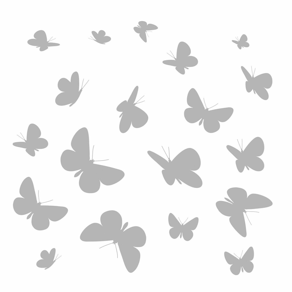 Komar Fensterbild »Schmetterlinge«