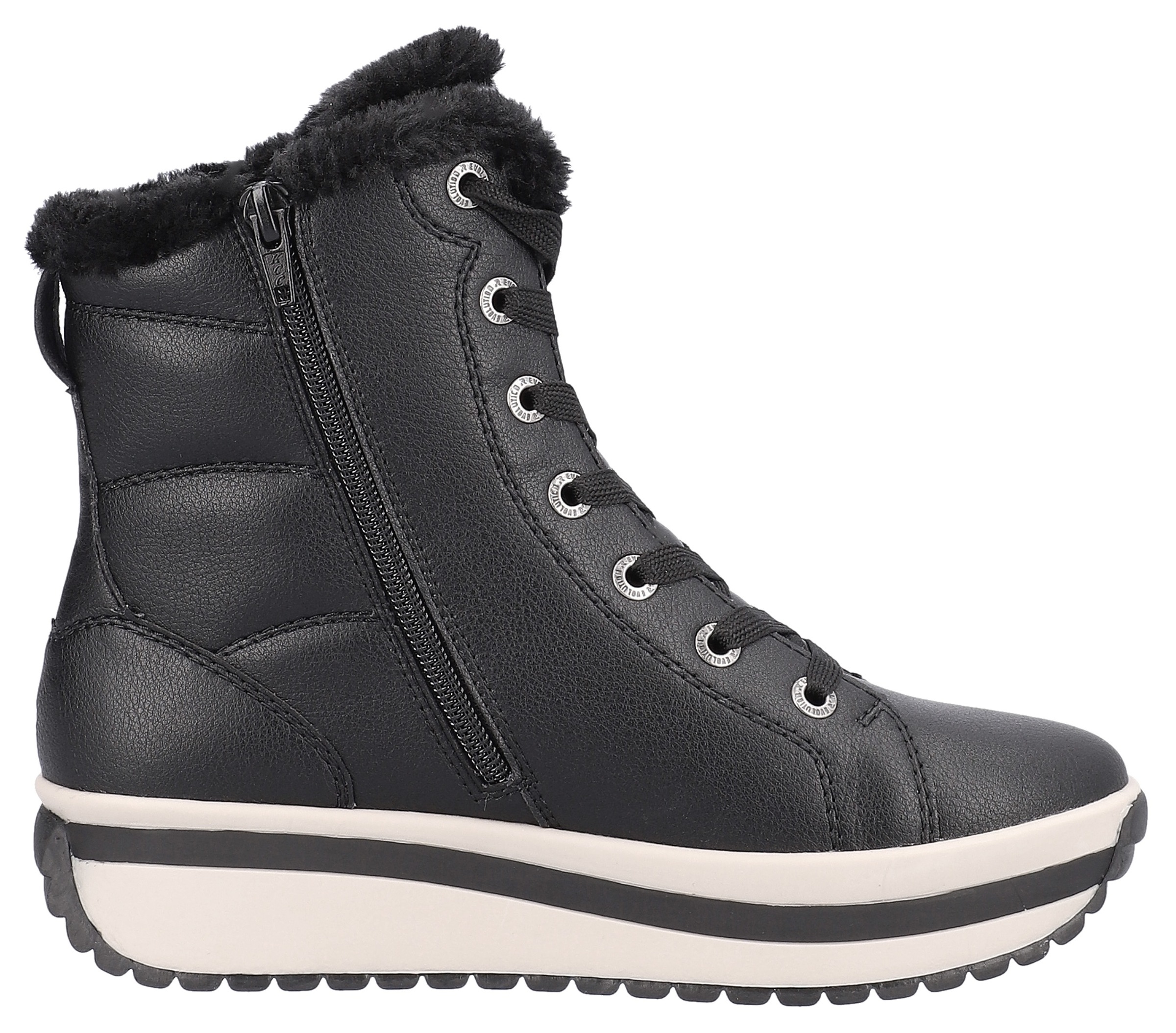 Rieker EVOLUTION Winterboots, Schnürboots, Stiefelette mit praktischem Innenreissverschluss