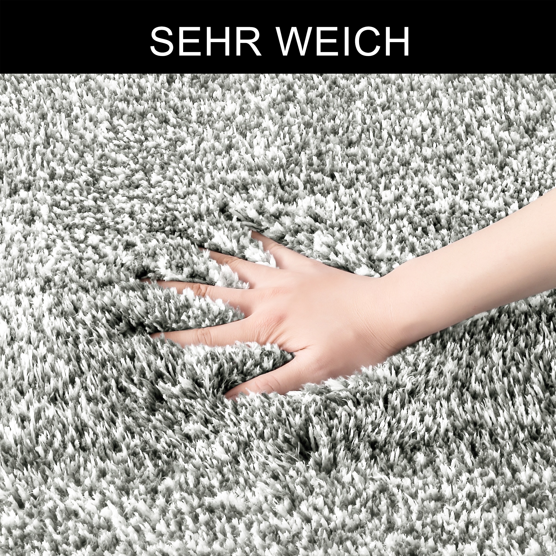 my home Badematte »Sanremo, Badvorleger, Badezimmer Teppich, sehr weich«, rutschhemmend beschichtet, fussbodenheizungsgeeignet-schnell trocknend, Badteppich, unifarben, rechteckig, rund & als 3-tlg. Set erhältlich