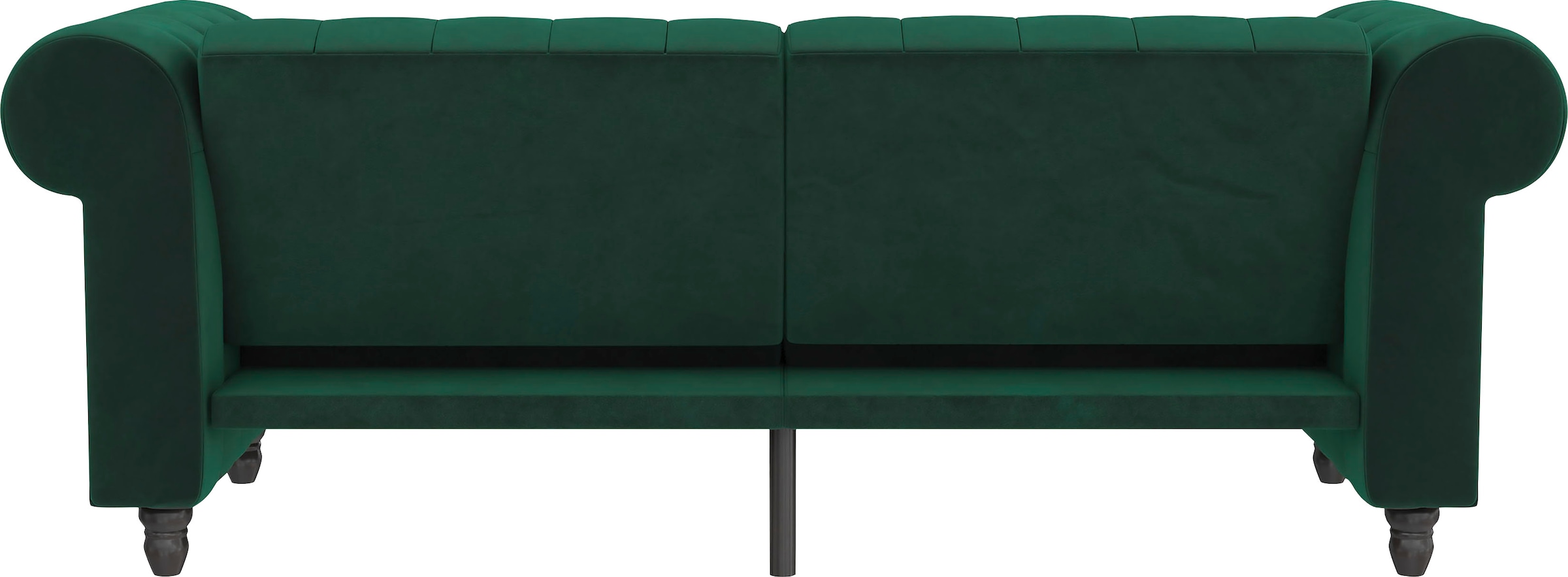 Dorel Home 3-Sitzer »Felix, Schlafsofa 236 cm, (Liegefläche 108x190cm), Rückenlehne«, 3-fach verstellbar, Velours, Kunstleder, Luxus-Microfaser Vintage