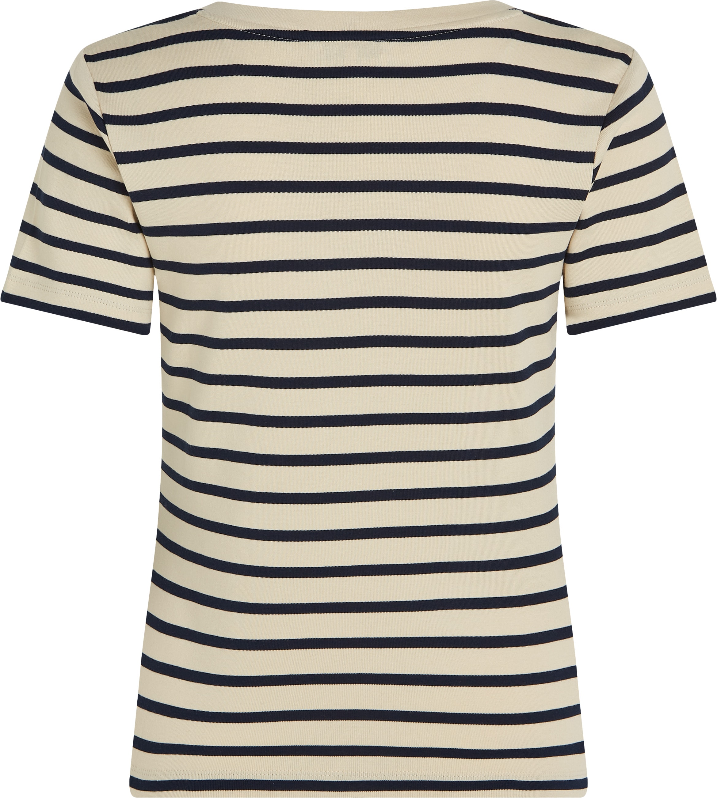 Tommy Hilfiger T-Shirt »SLIM CODY V-NK SS«, mit Logostickerei