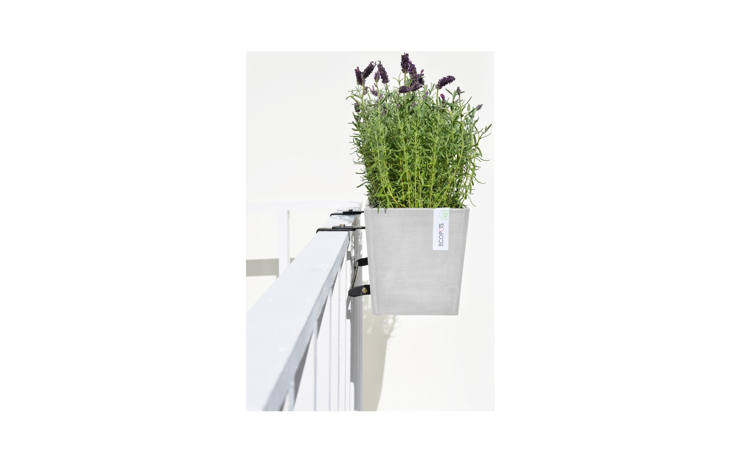ECOPOTS Blumentopf »Hanging Bruges«, Mit Aufhängesystem, integrierte Halterungen