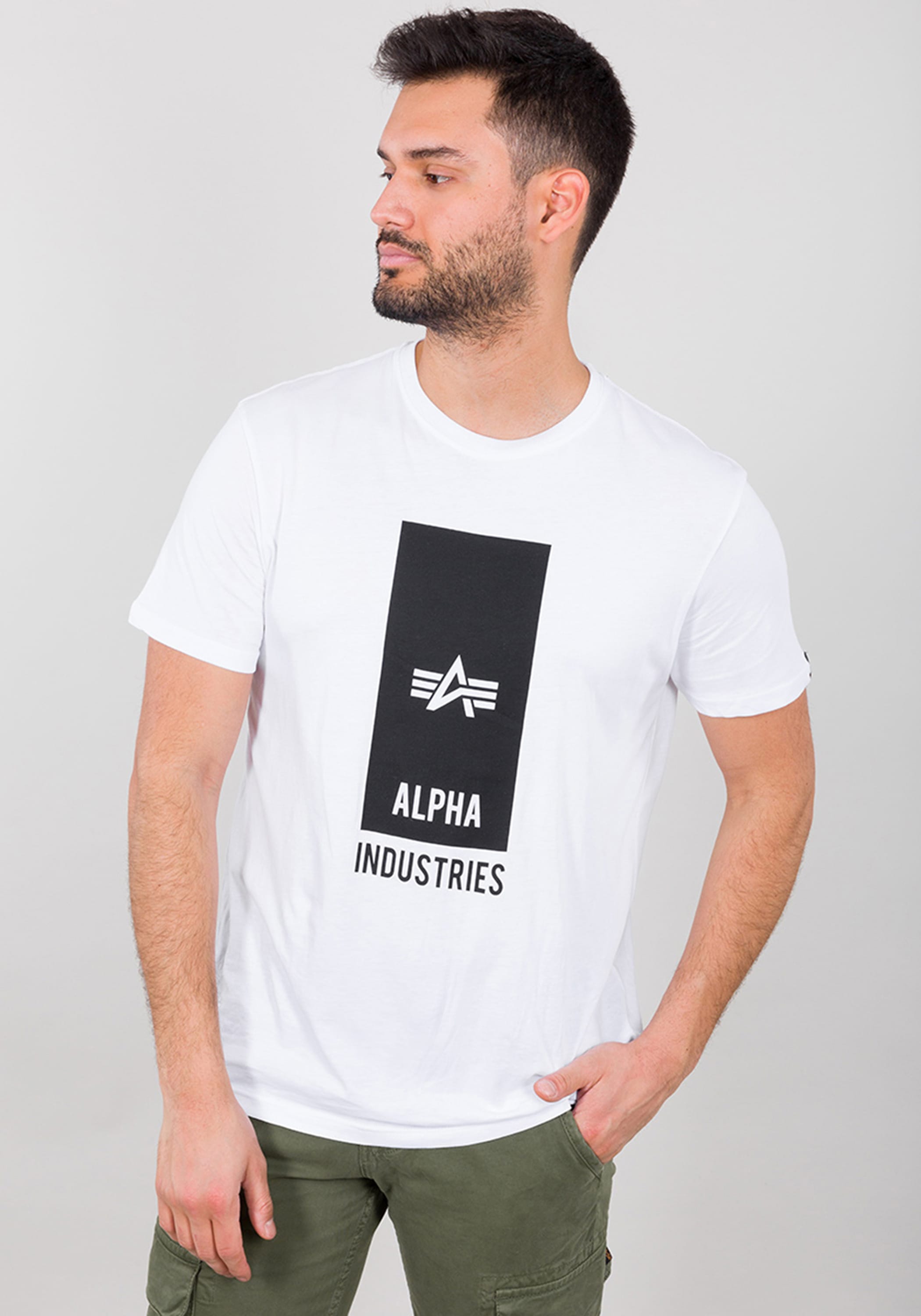Alpha Industries T-Shirt »Alpha Industries Men - T-Shirts Block Logo T-Shirt«