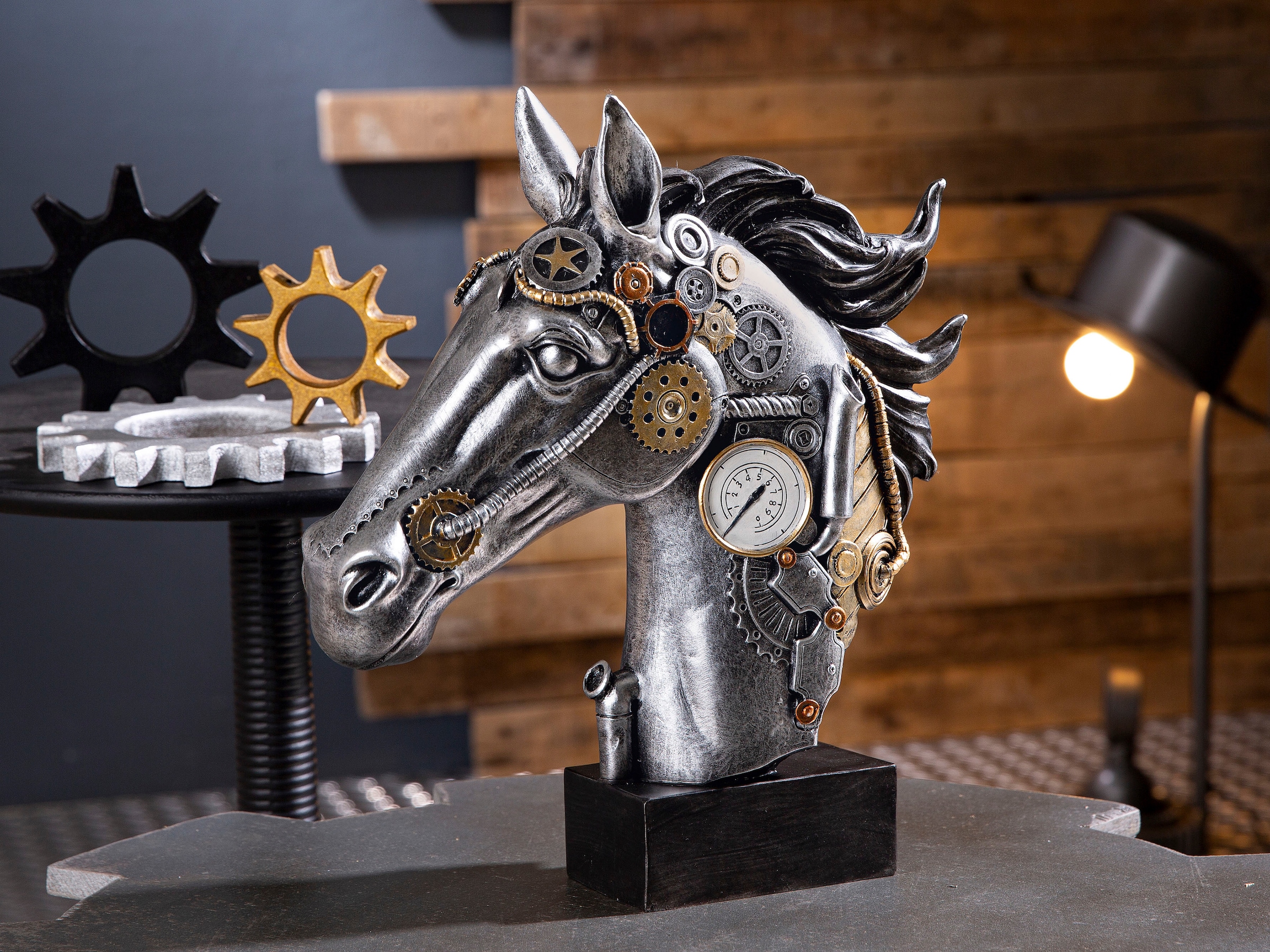 | kaufen Gilde Tierfigur online Casablanca Jelmoli-Versand by Horse« Steampunk »Skulptur
