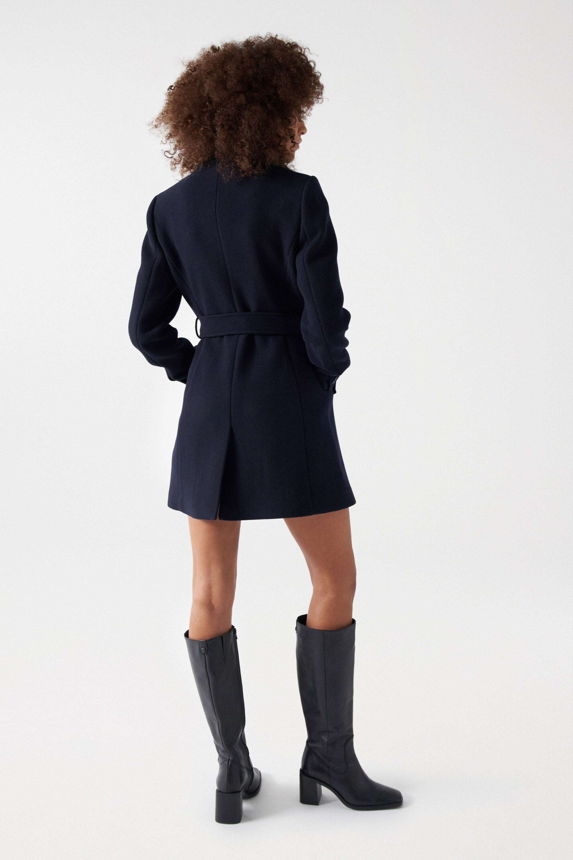 Salsa Wolljacke »Salsa Jeans Jacken Basic Wool Coat«