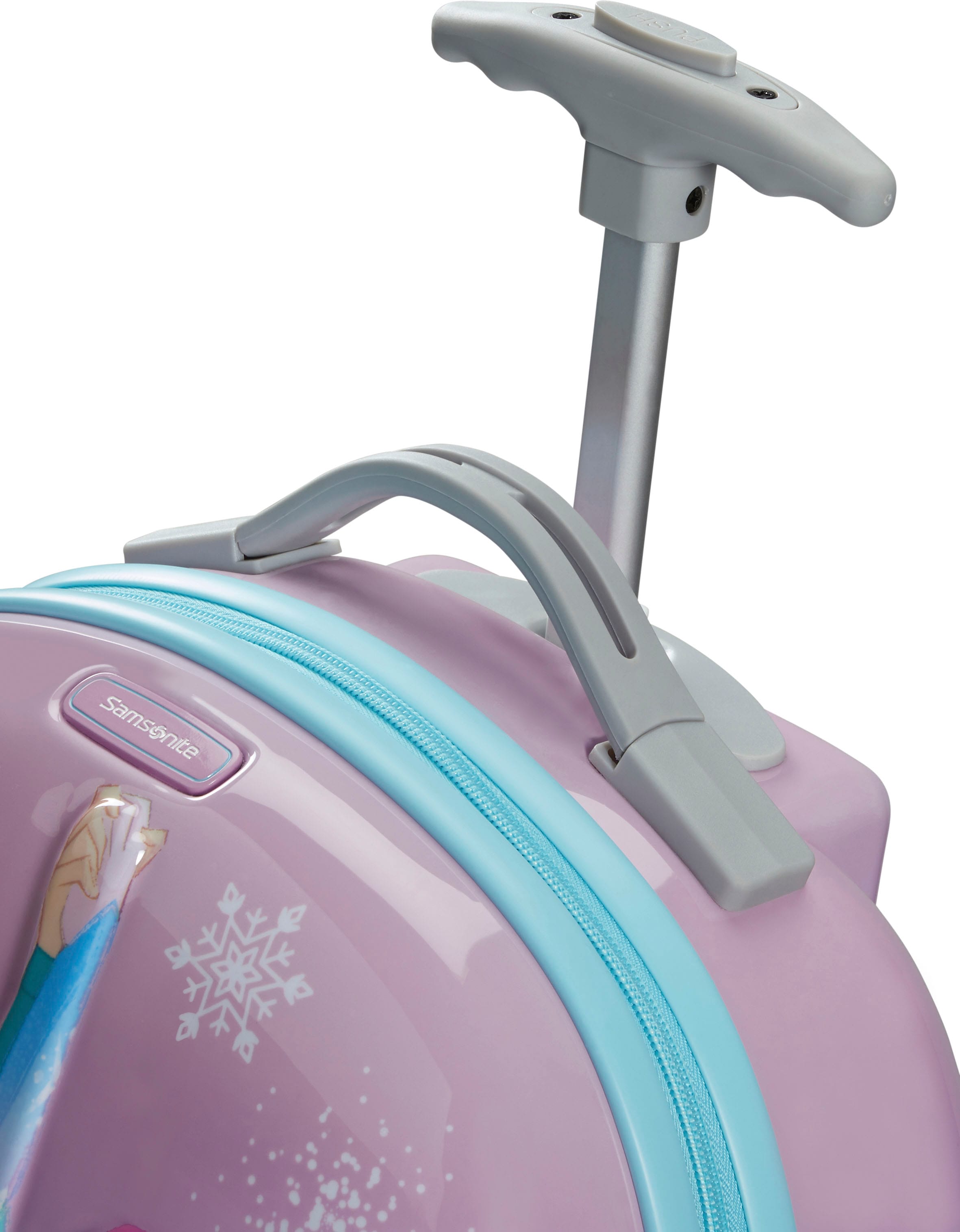 Samsonite Kinderkoffer »Disney Ultimate 2.0, 46 cm, Frozen«, 4 St. Rollen, Kinderreisekoffer Kindertrolley Handgepäck Hartschalenkoffer