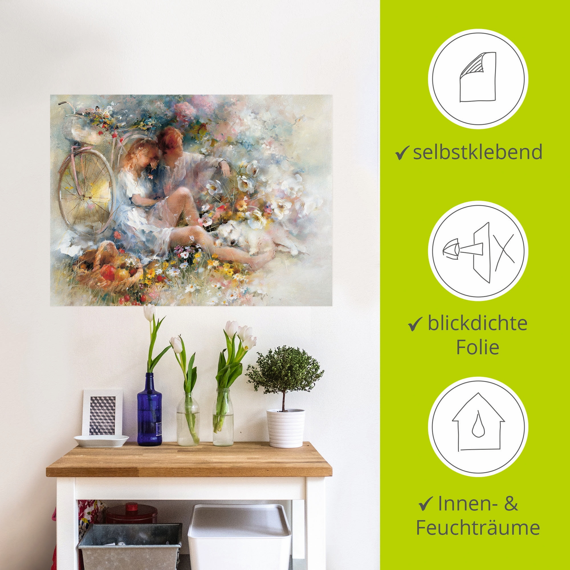 Artland Wandbild »Reise im Frühjahr«, Paar, (1 St.), als Leinwandbild, Poster, Wandaufkleber in verschied. Grössen