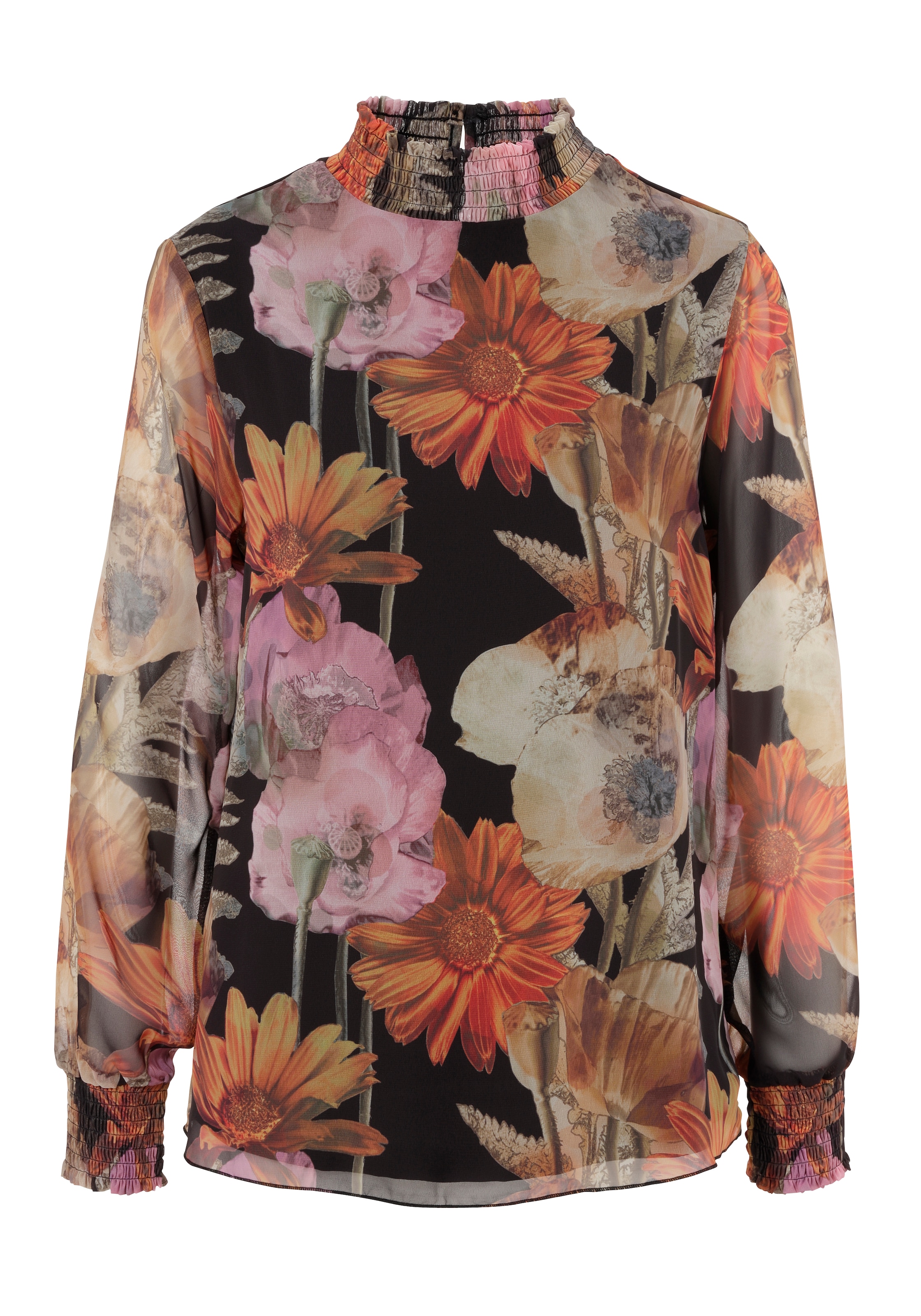 Aniston SELECTED Chiffonbluse, mit romantischem Blumendruck
