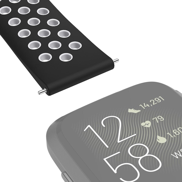 ✵ Hama Smartwatch-Armband »atmungsaktives Ersatzarmband Fitbit Versa 2/Versa /Versa Lite, 22mm« günstig entdecken | Jelmoli-Versand