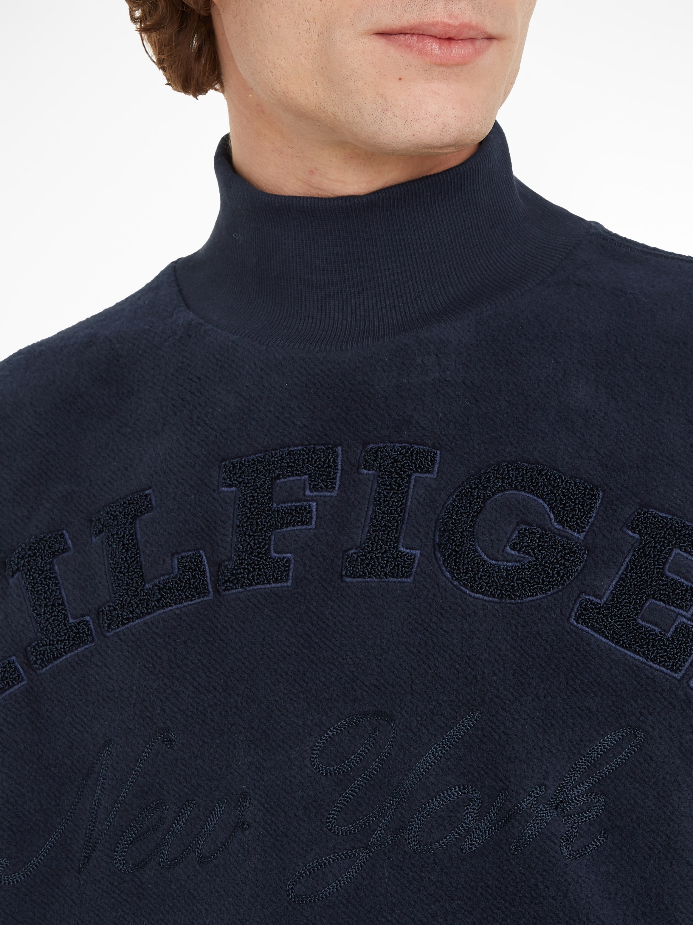 Tommy Hilfiger online Jelmoli-Versand shoppen ARCH NECK« MOCK »MONOTYPE | Sweatshirt HIGH