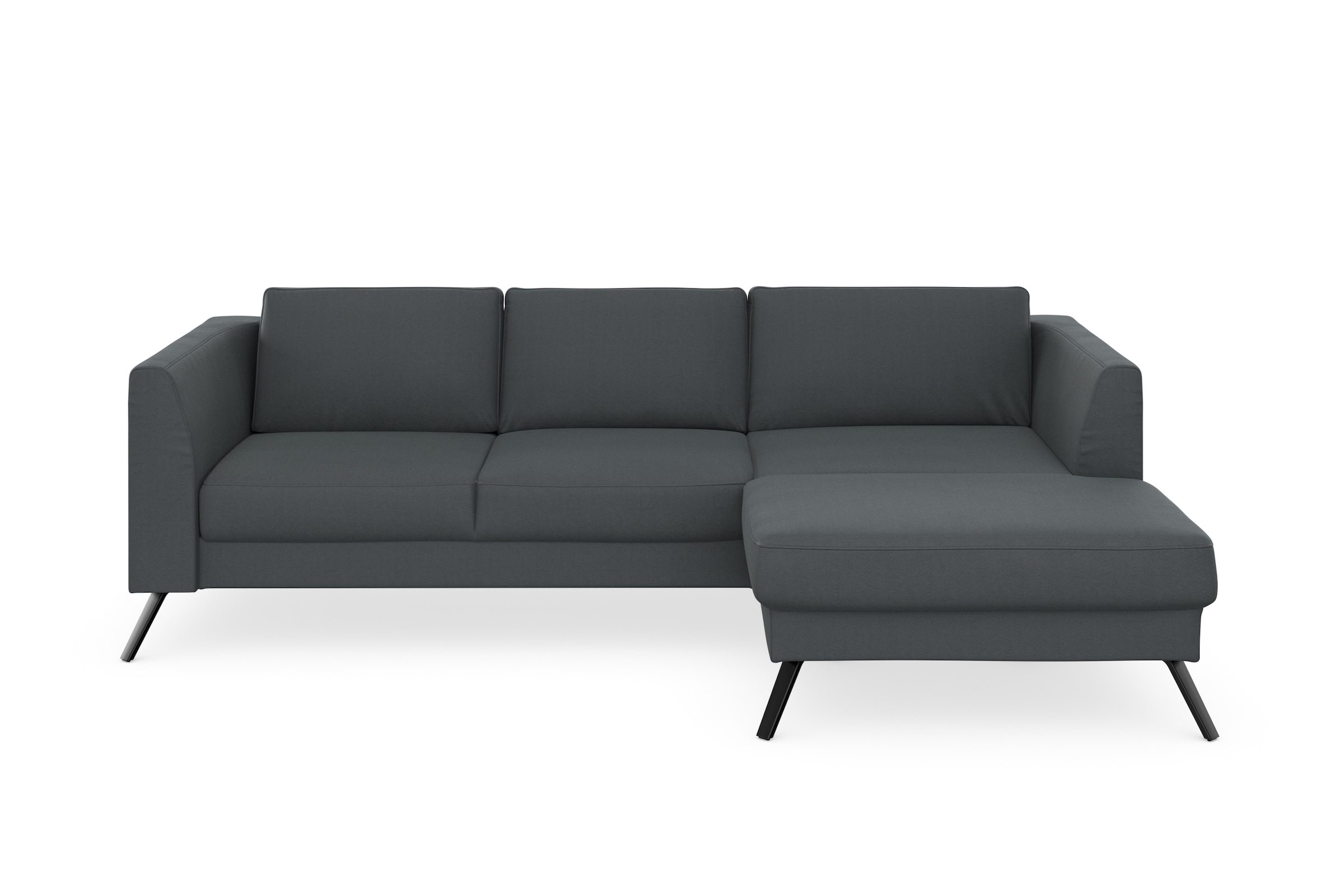 sit&more Ecksofa »Lindholm L-Form«, mit Sitztiefenverstellung und Federkern