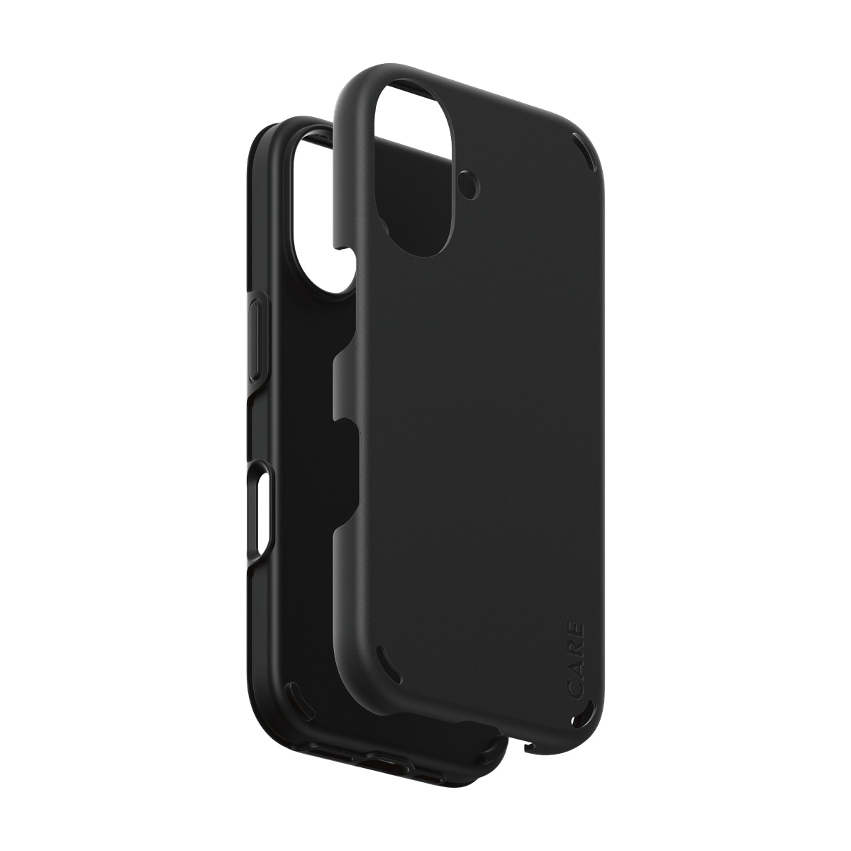 CARE by PanzerGlass Handyhülle »Double Defence Case für Apple iPhone 16«, Backcover, Schutzhülle, Handyschutzhülle, Case, Schutzcase, stossfest