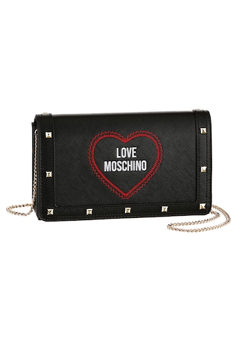 LOVE MOSCHINO Clutch »LOVE HEART«, mit goldfarbener Umhängekette kaufen