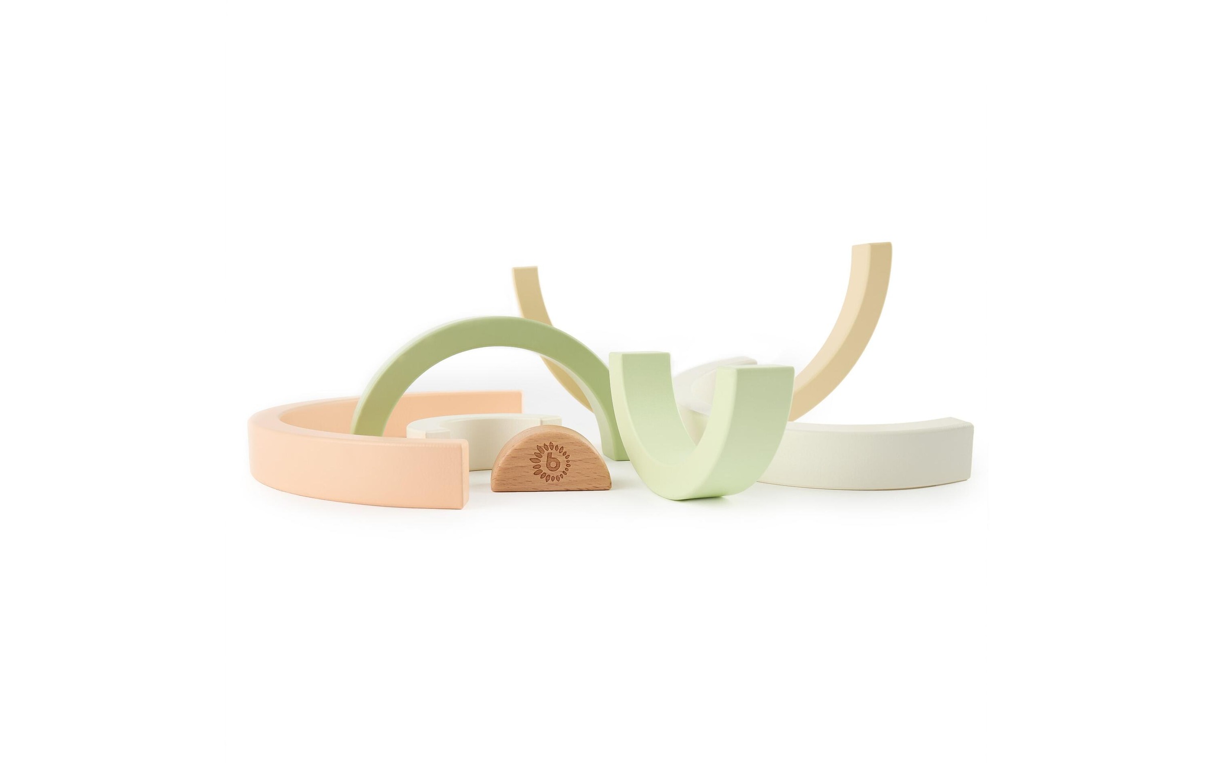 BIECO Stapelspielzeug »Regenbogen Hase Fine 24 cm x 12 cm x 2,5 cm«