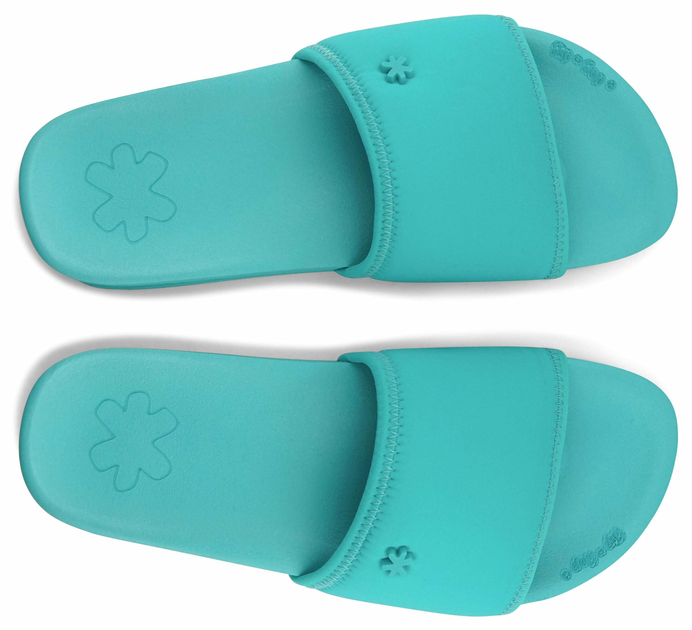 Flip Flop Pantolette »pool*neo flower«, Sommerschuh, Schlappen, Badeschuh mit breiter Bandage