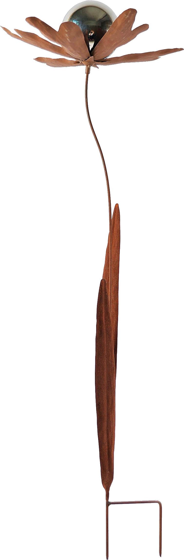 locker Deko-Windrad »Rusty Flower«, in kaufen hoch cm | online 118 Materialmix Jelmoli-Versand Rostoptik