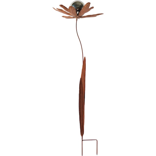 locker Deko-Windrad »Rusty Flower«, in Rostoptik Materialmix 118 cm hoch  online kaufen | Jelmoli-Versand