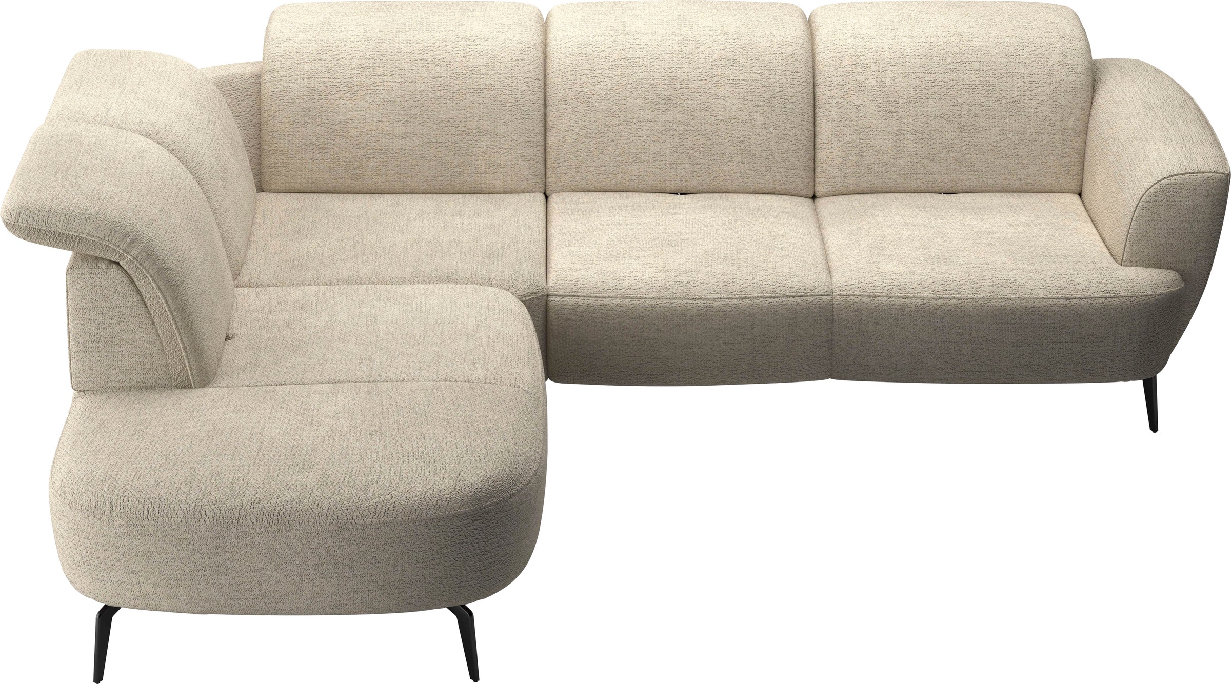 sit&more Ecksofa »Zoe«, ink.Sitztiefenverstellung, wahlweise mit Kopfteilverstellung