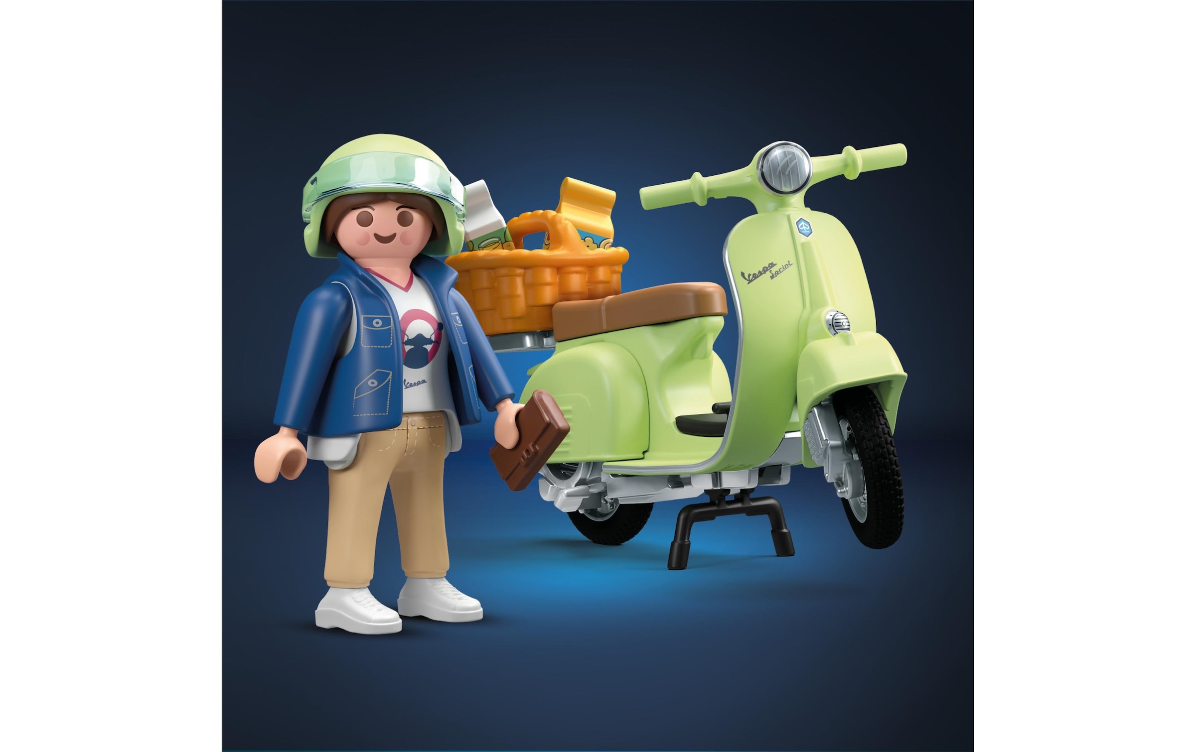 Playmobil® Spielbausteine »1969 Vespa 150 Sprint Veloce, 71621«, (20 St.)